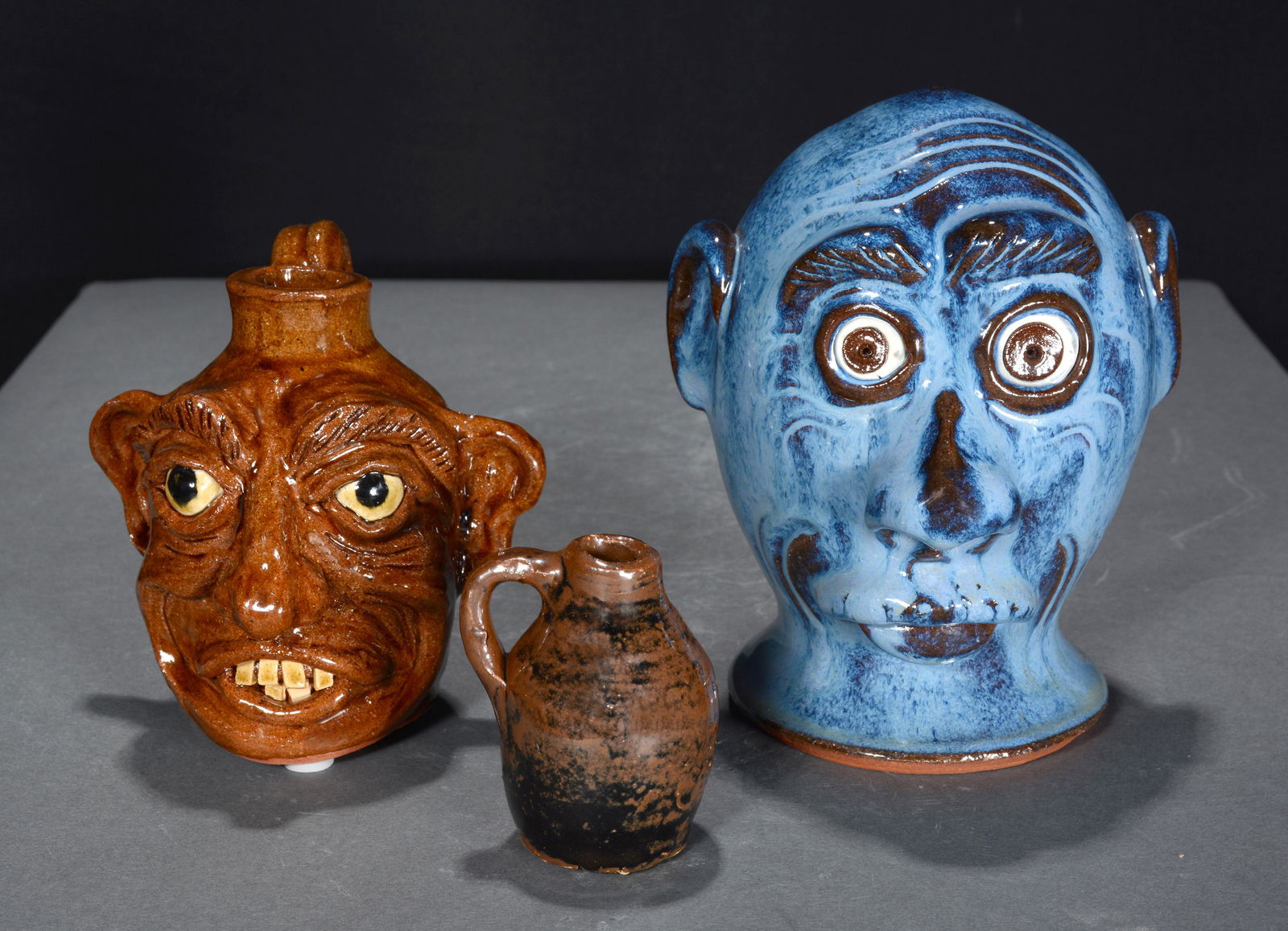 Perdue, Hogan & Rogers. 3 Pottery Pieces. (1 of 3)