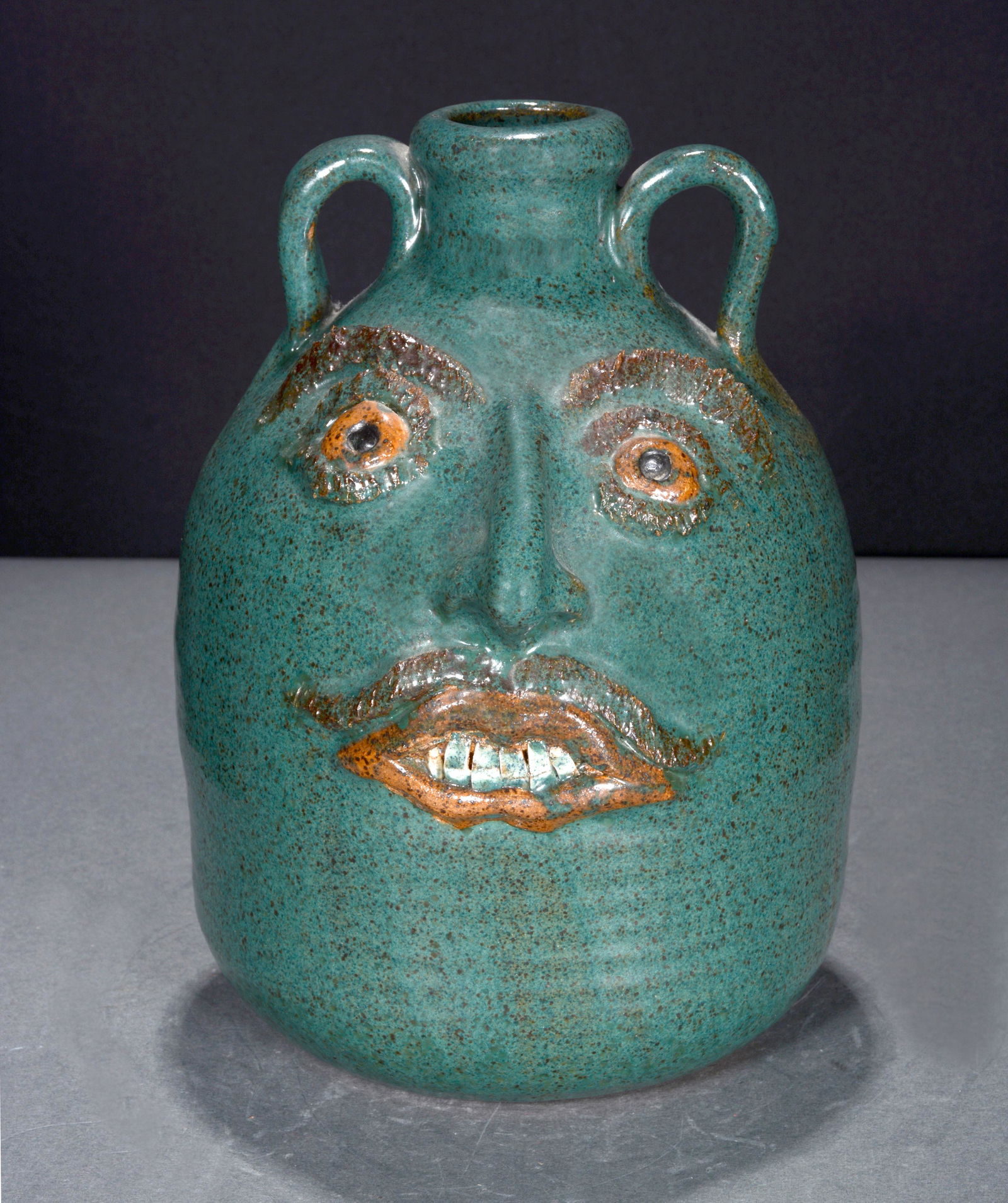 E. Spillman. Studio Clay Pottery Face Jug. Feb 12, 2022 Slotin Folk