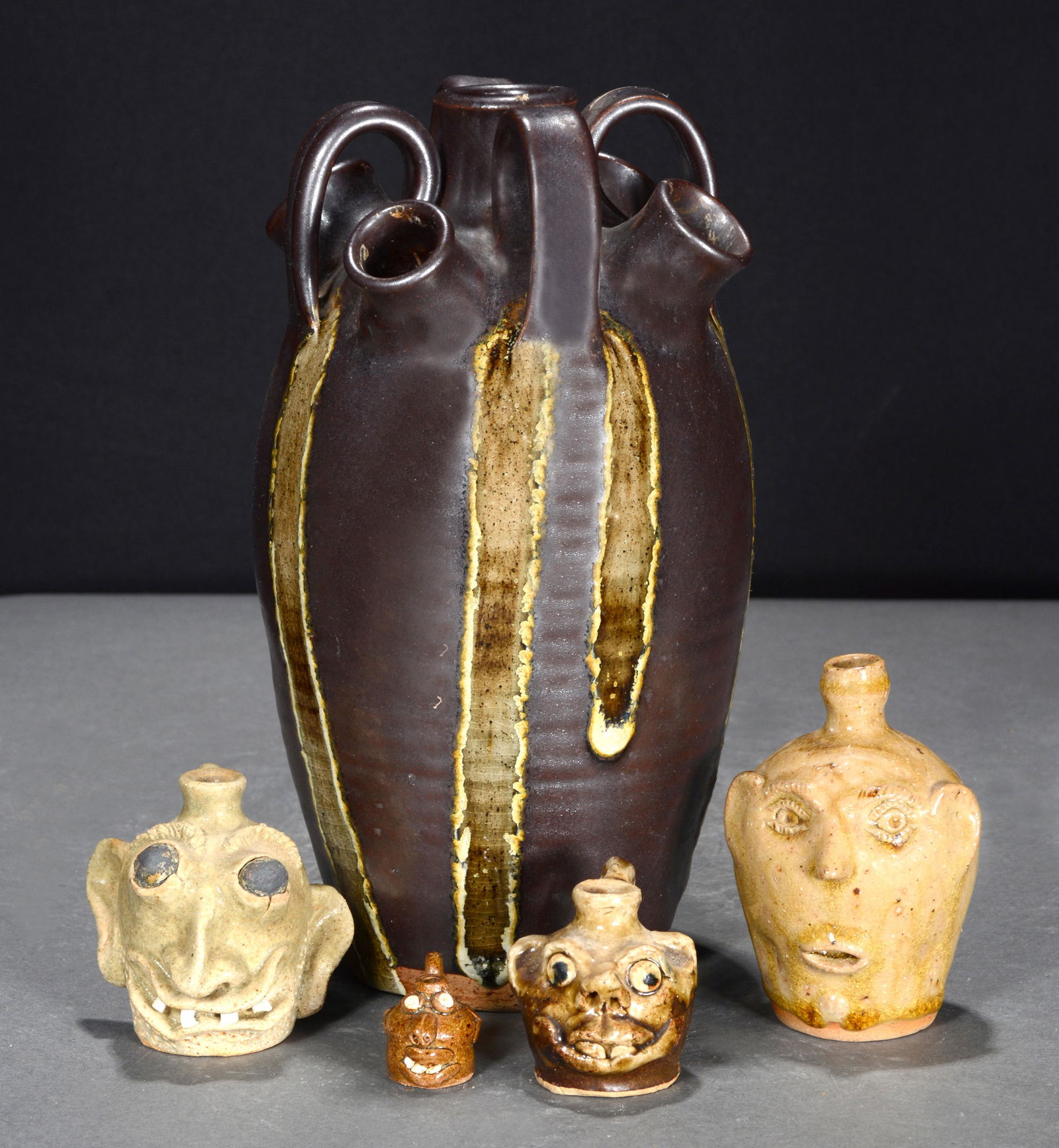 Leftwich, Rogers, King. Wedding Vase & 4 Mini Face (1 of 2)