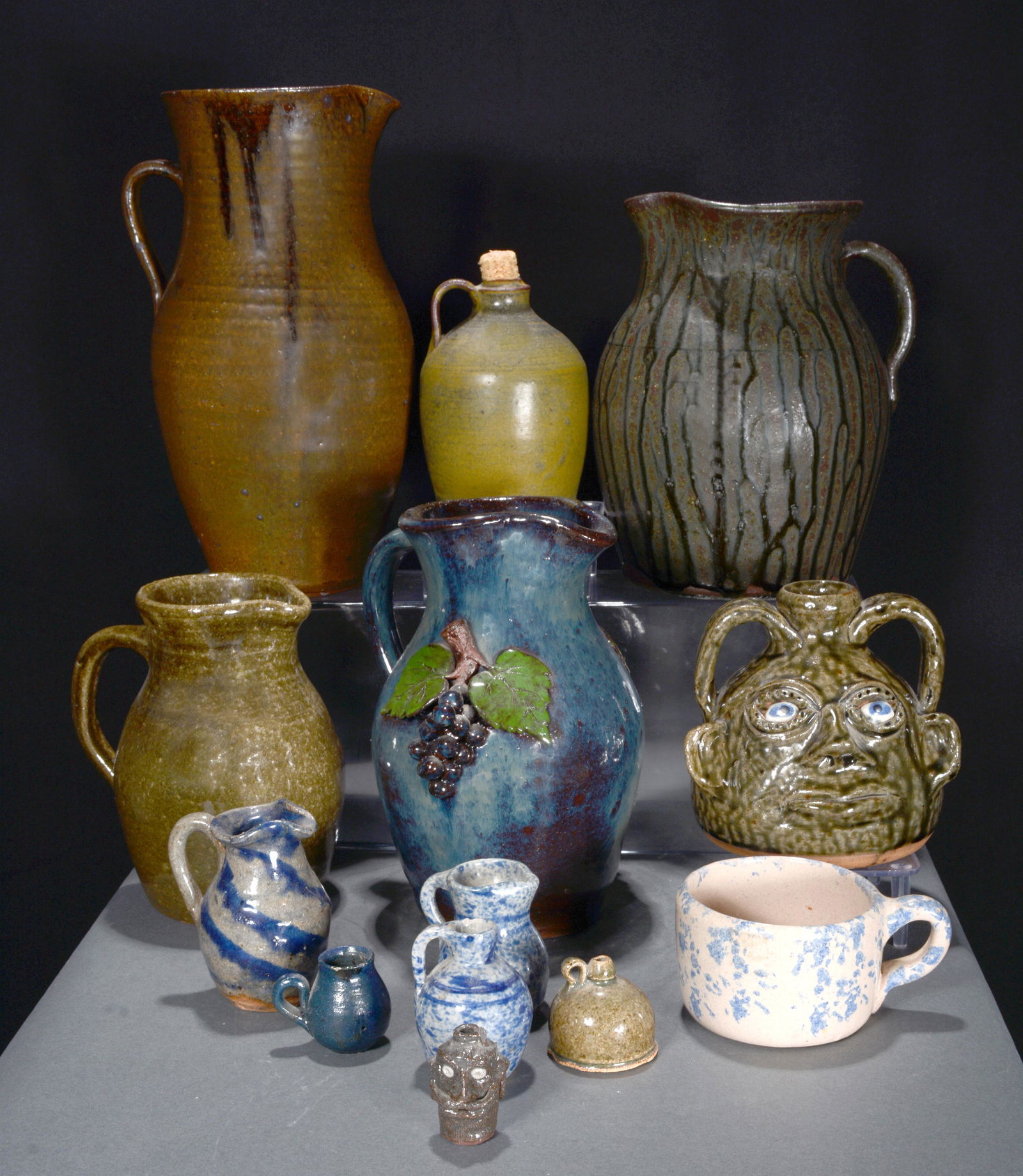 Pitchers, Face Jugs and Minis. (1 of 2)