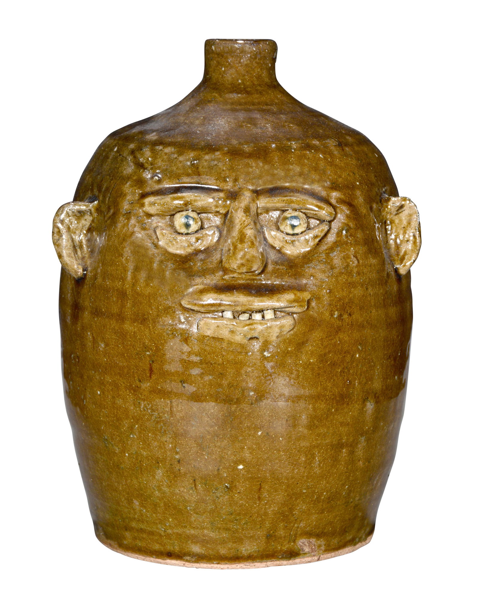 Reggie Meaders. Tiny Features Face Jug. (1 of 6)