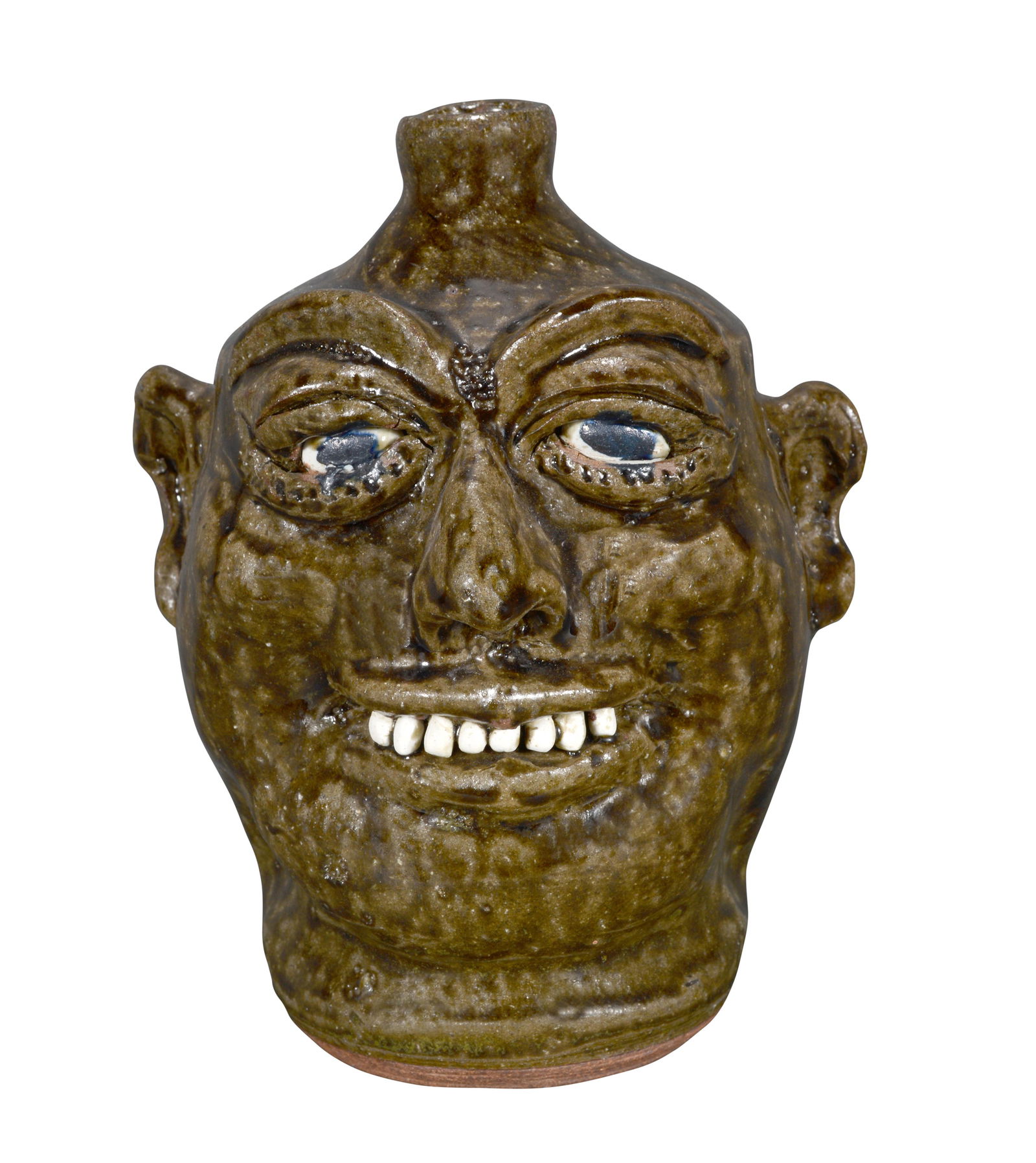 Lanier Meaders. Smiling Face Jug. (1 of 6)
