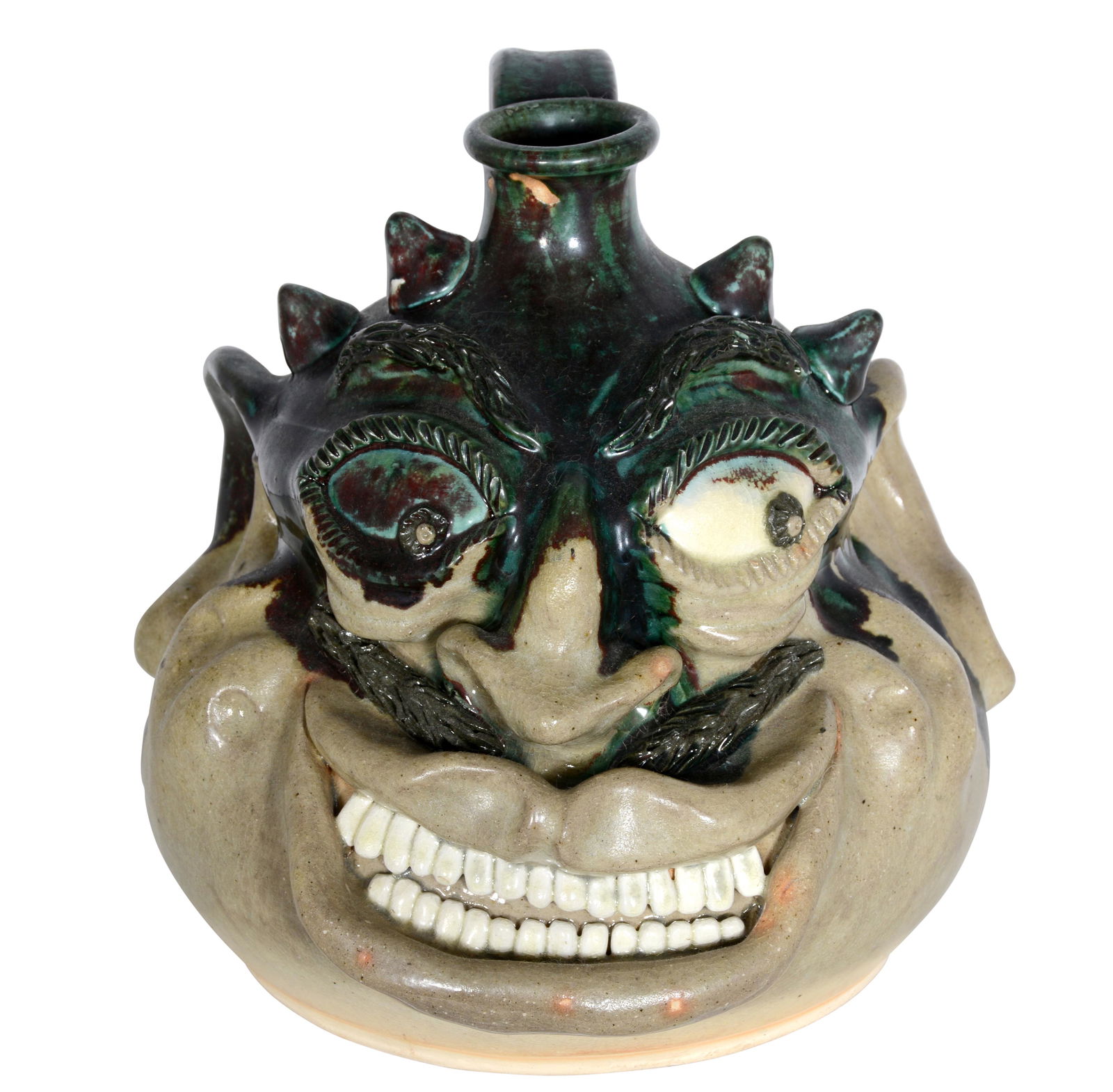 Billy Ray Hussey. Mama Always Said.: Billy Ray Hussey. Mama Always Said. Signed, titled and numbered. Mixed glaze. Mint condition. 8"h. Est. $200-400. Ship: $45