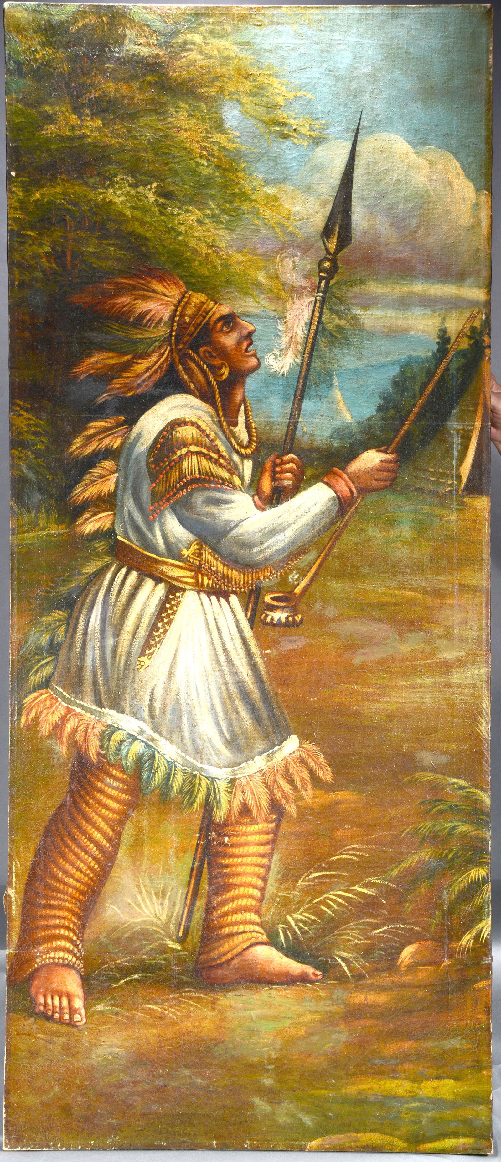 Anonymous. Indian Chief Painting. (1 of 9)