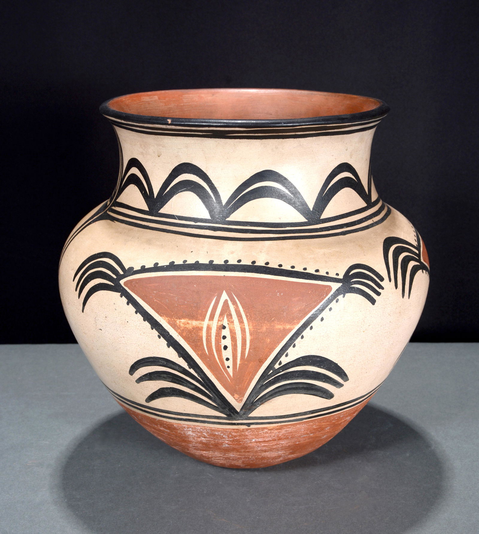 Santo Domingo Decorated Pot. (1 of 6)