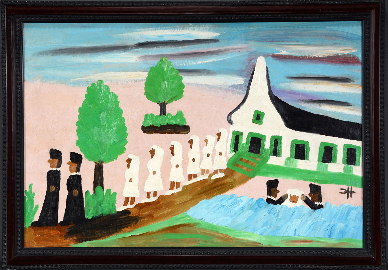 Clementine Hunter. Baptism. (1 of 6)