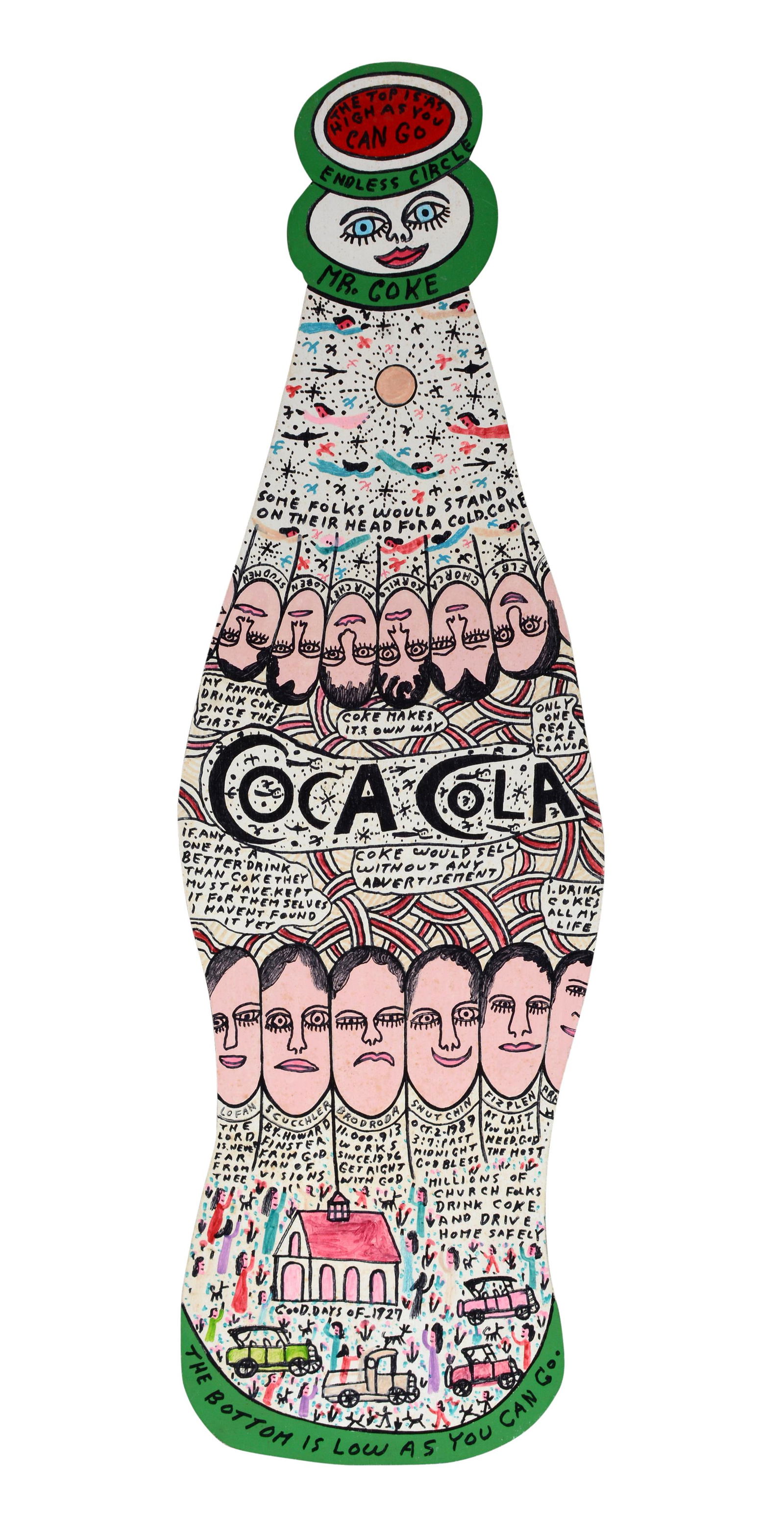 Howard Finster. Mr. Coke. (1 of 9)