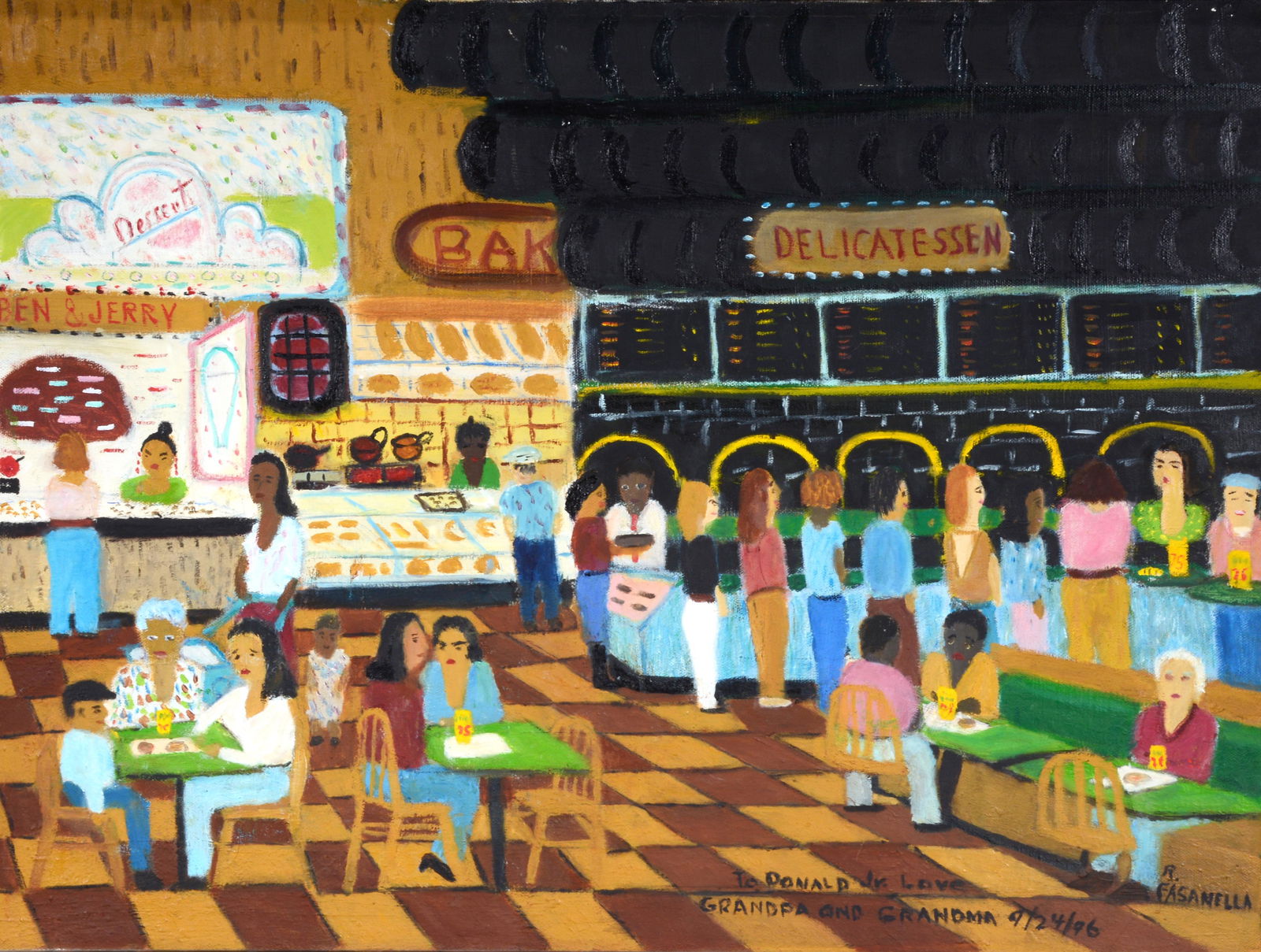 Ralph Fasanella. Nathan's Ben & Jerry. (1 of 10)