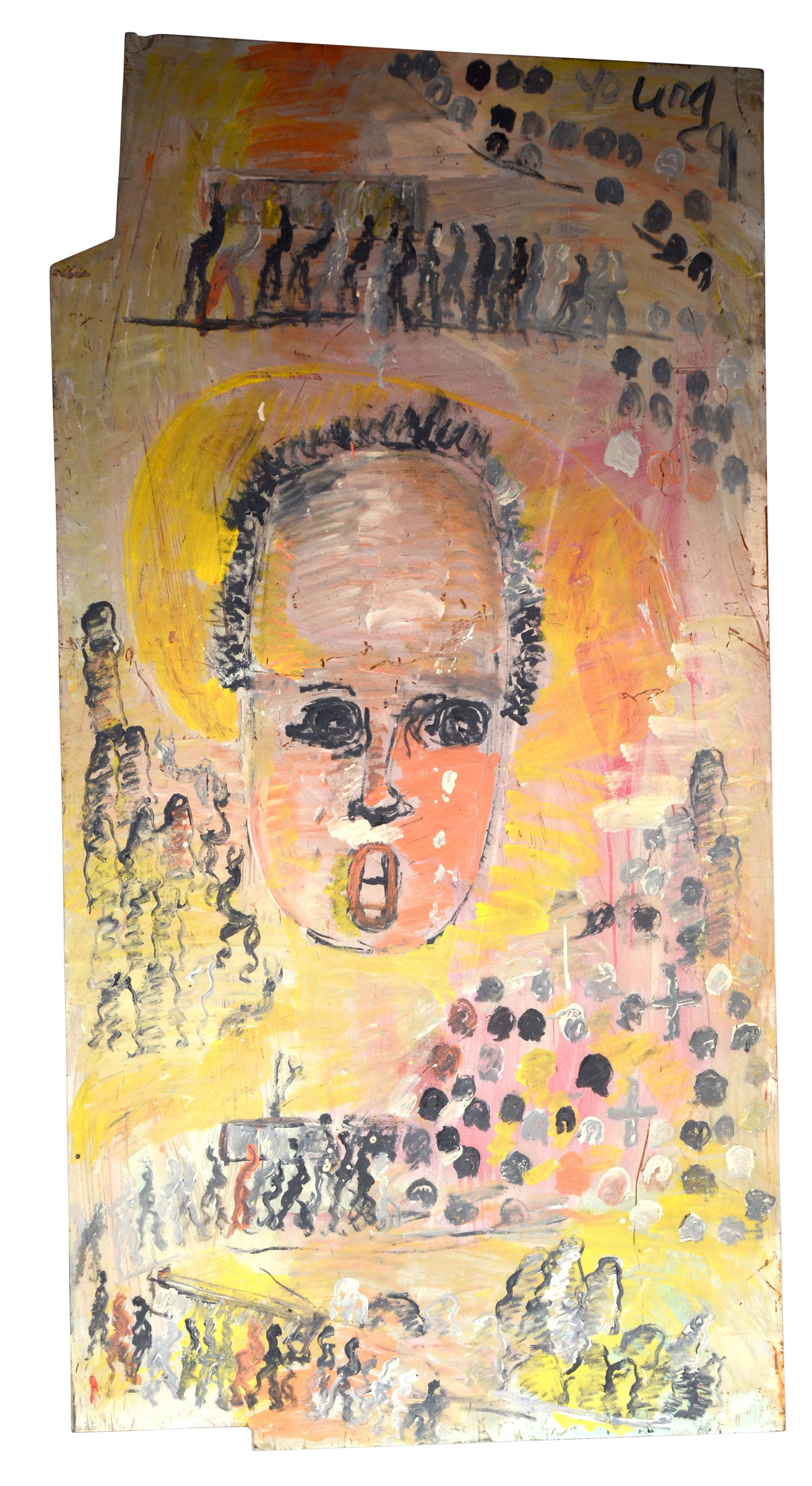 Purvis Young. Crying Young Boy. (1 of 6)