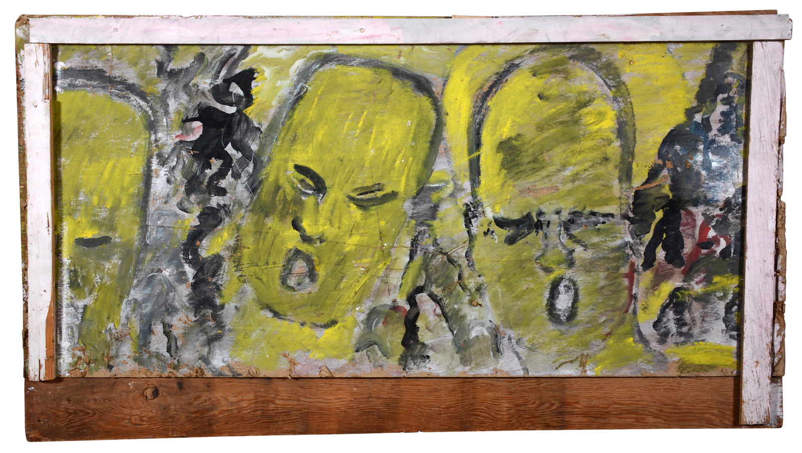 Purvis Young. Two and a Half Saints. (1 of 7)