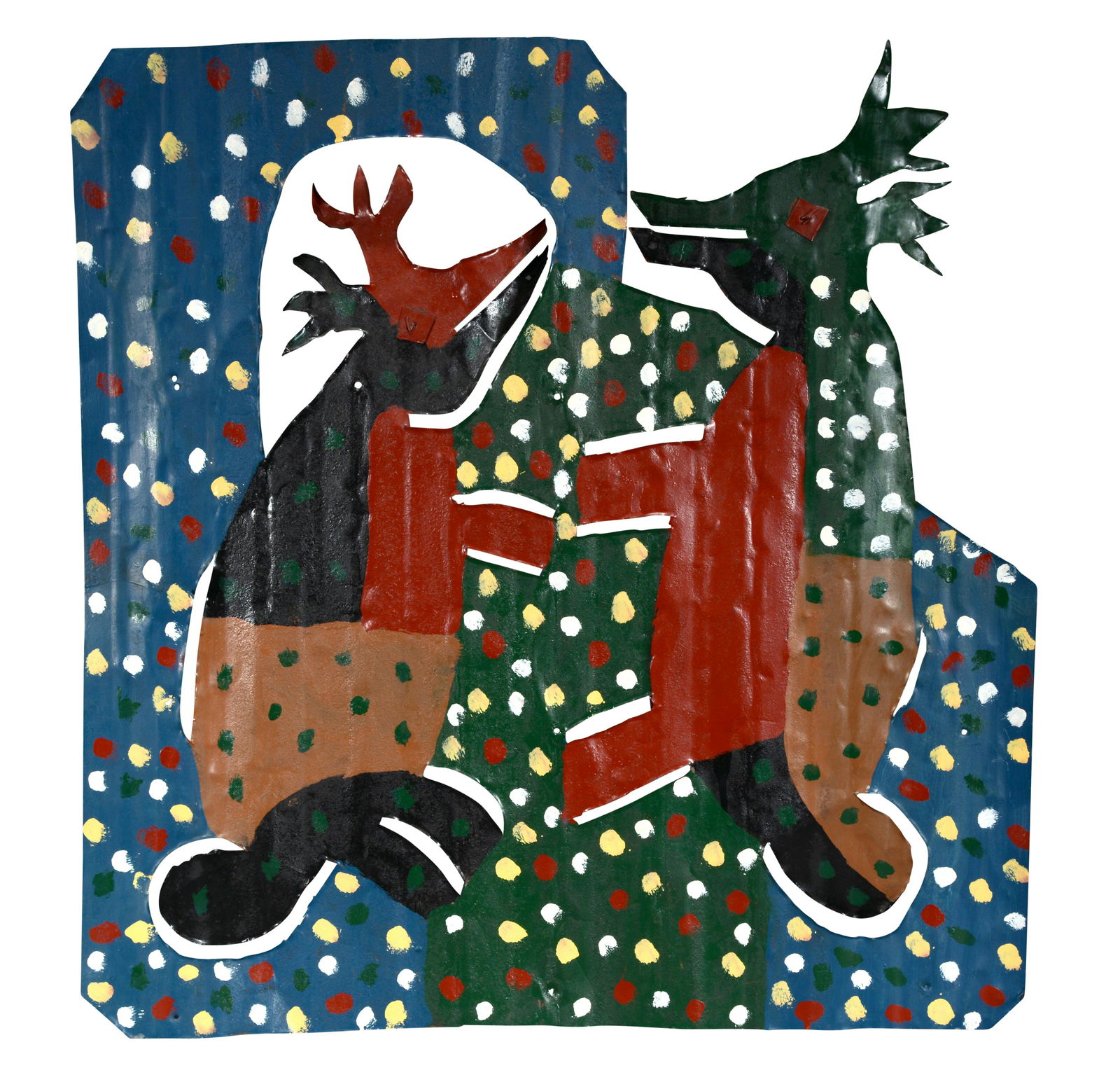 David Butler. Fighting Rooster Window Screen. (1 of 10)