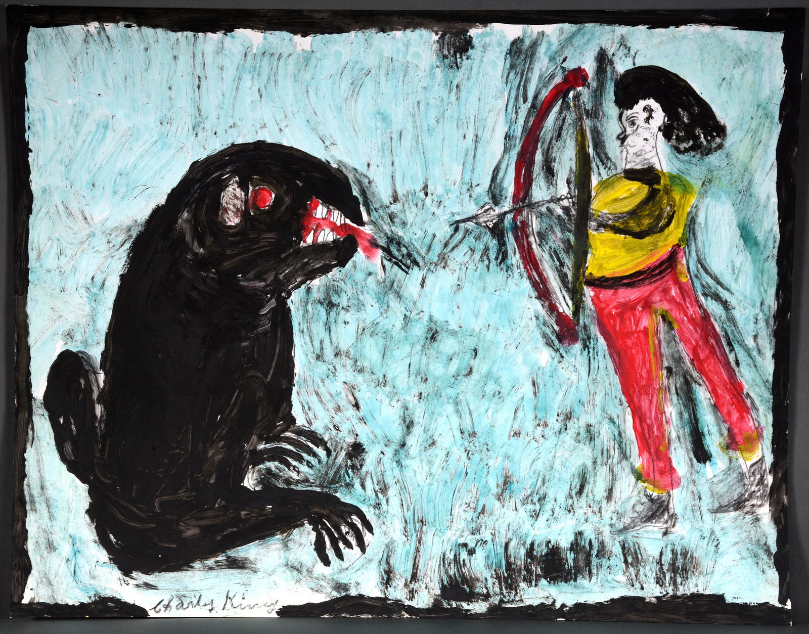 Charley Kinney. Indian Bear Hunt. (1 of 4)