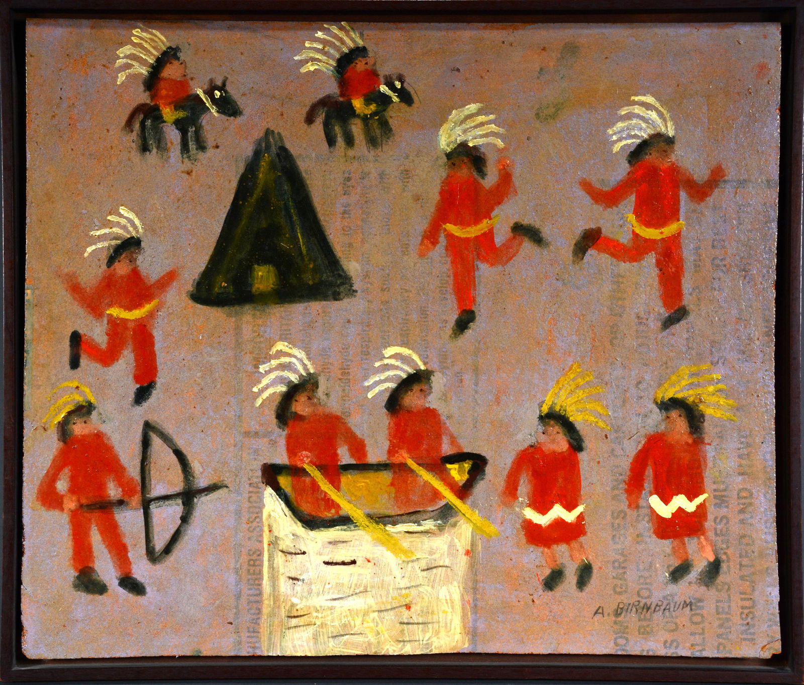 Aaron Birnbaum. Indian Encampment. (1 of 9)