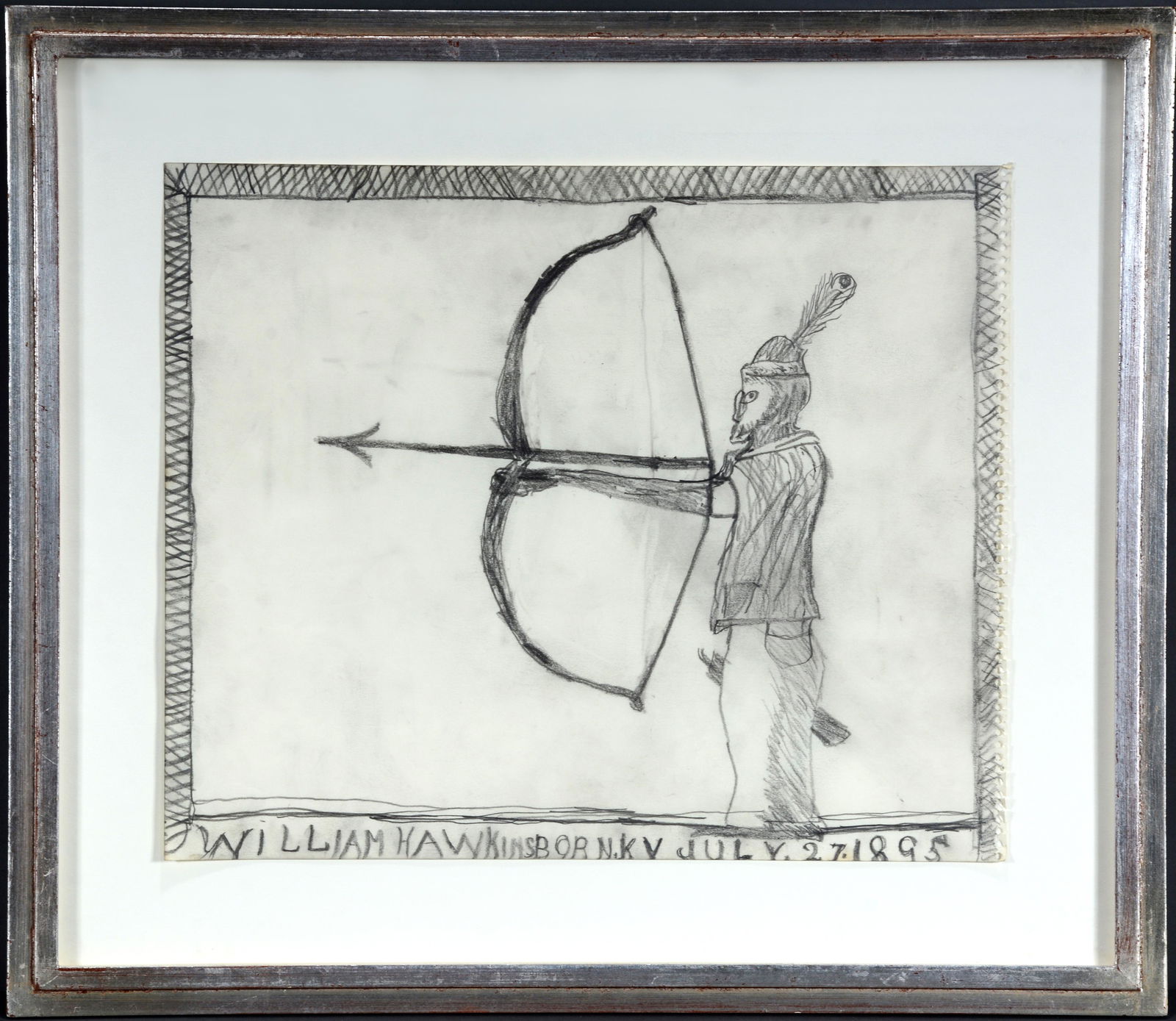 William Hawkins. Indian With Bow & Arrow (1 of 6)