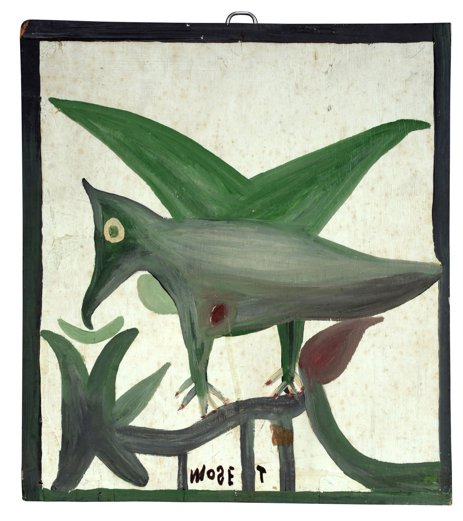 Mose Tolliver. Green Bird. (1 of 6)