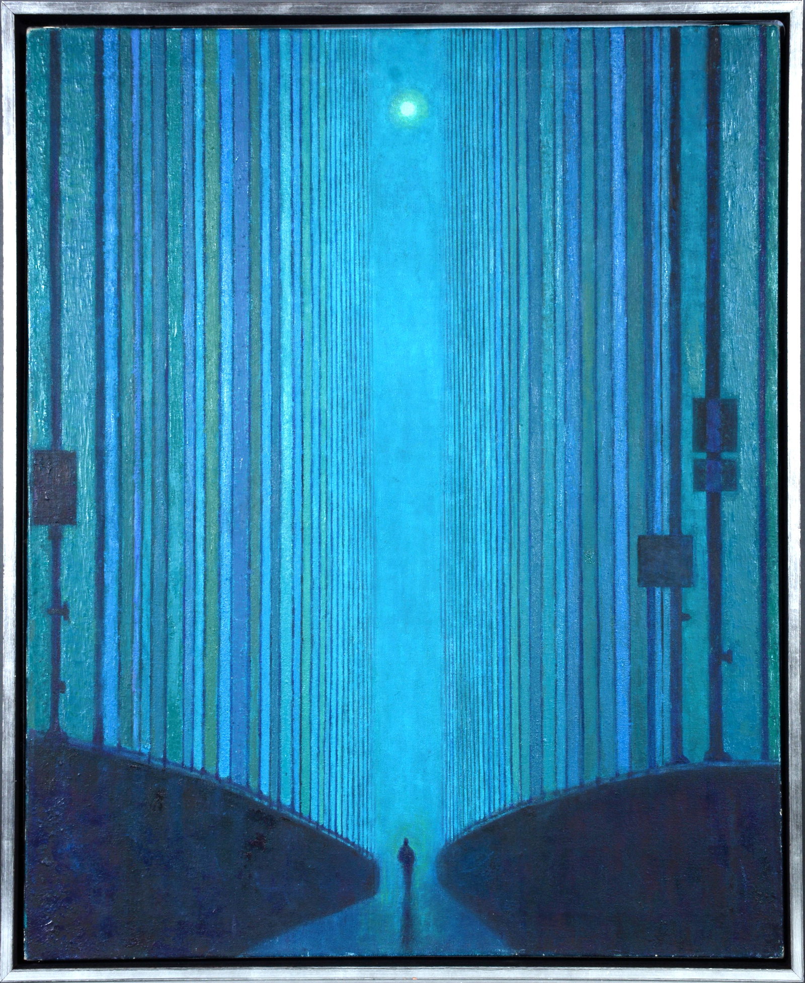 Elaine Wesley. Figure Under Moonlight. (1 of 6)