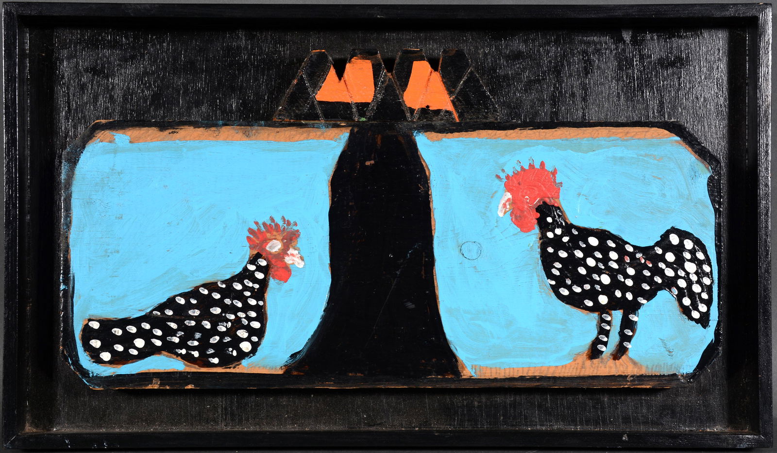 Willie Massey. Two Spotted Chickens. (1 of 5)
