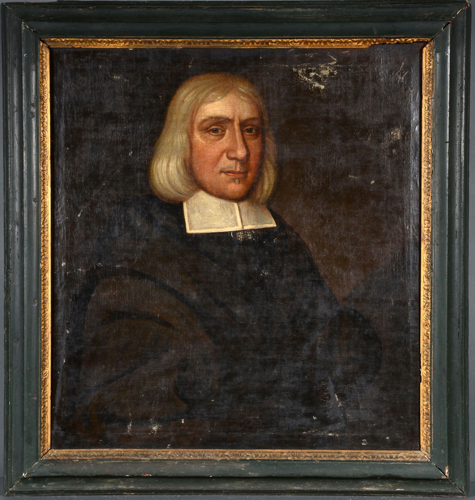 Portrait of Man In White Collar and Black Robe. (1 of 5)