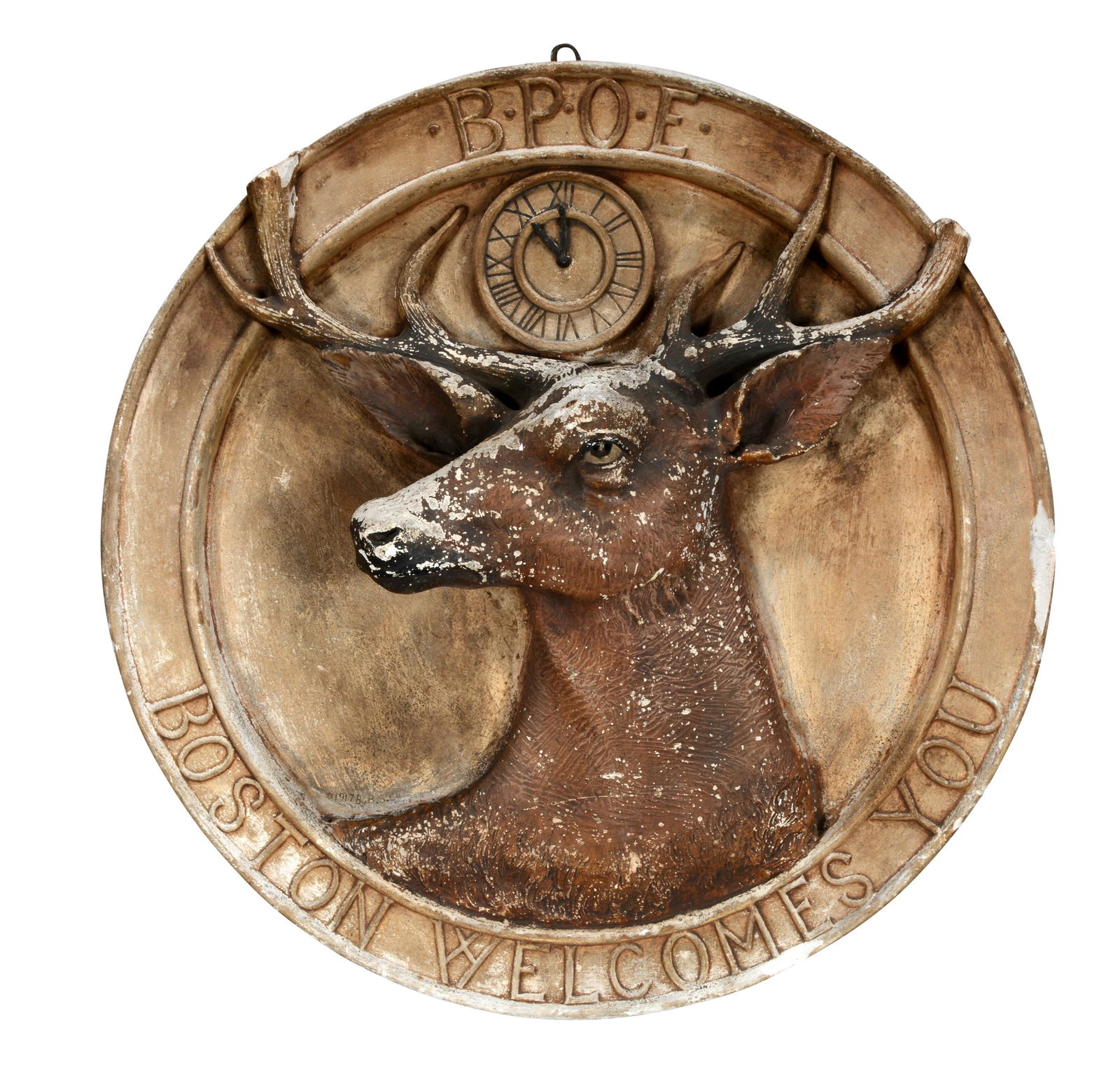 B.S. Company. Benevolent and Protective Order of Elks Lodge Sign. (1 of 10)