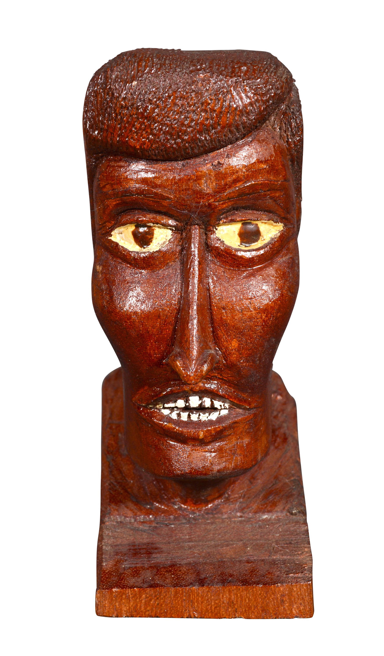 Anonymous Carved Wooden Bust. (1 of 12)