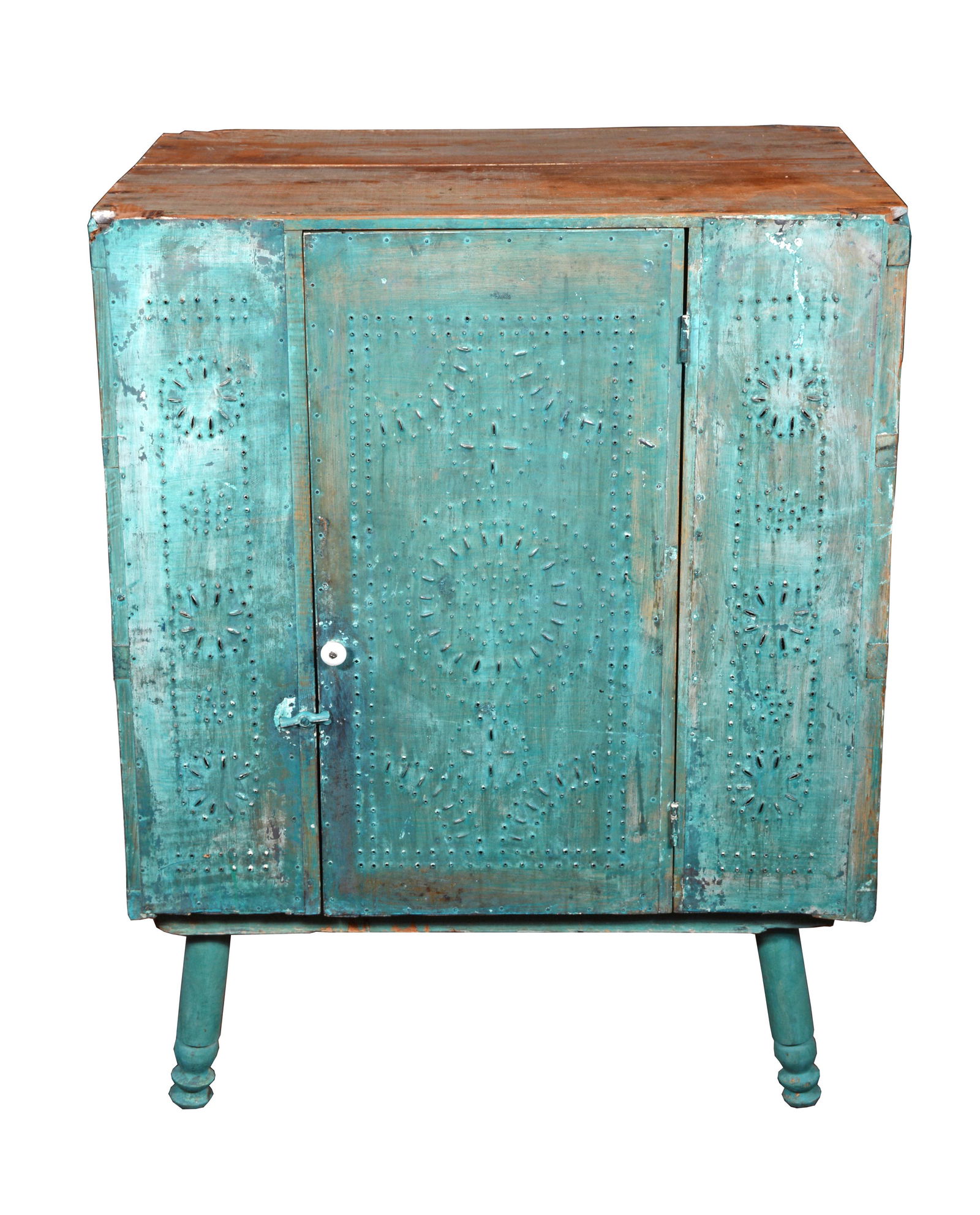 Anonymous Punched Tin Pie Safe. (1 of 9)