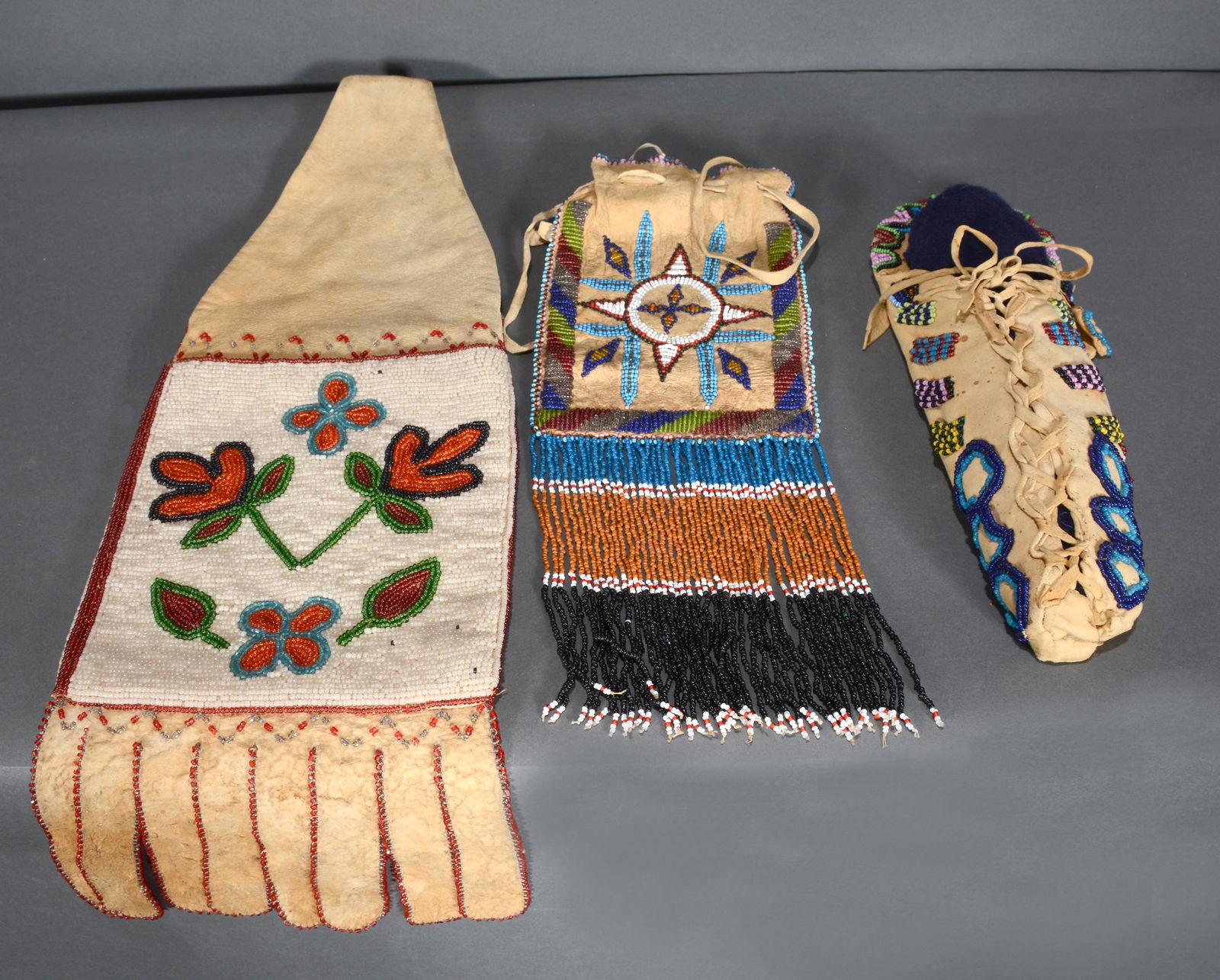 Native American. Saddle Patch Purse & Doll Crib Board. (1 of 3)
