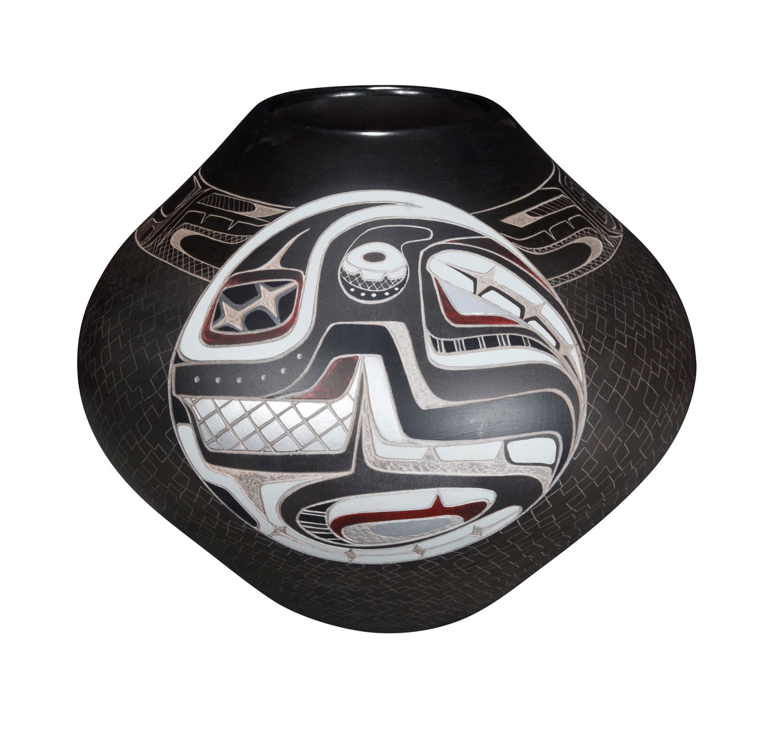 Susan Folwell and Jody Folwell. Collaboration Black Pot with NW Coast Design. (1 of 7)