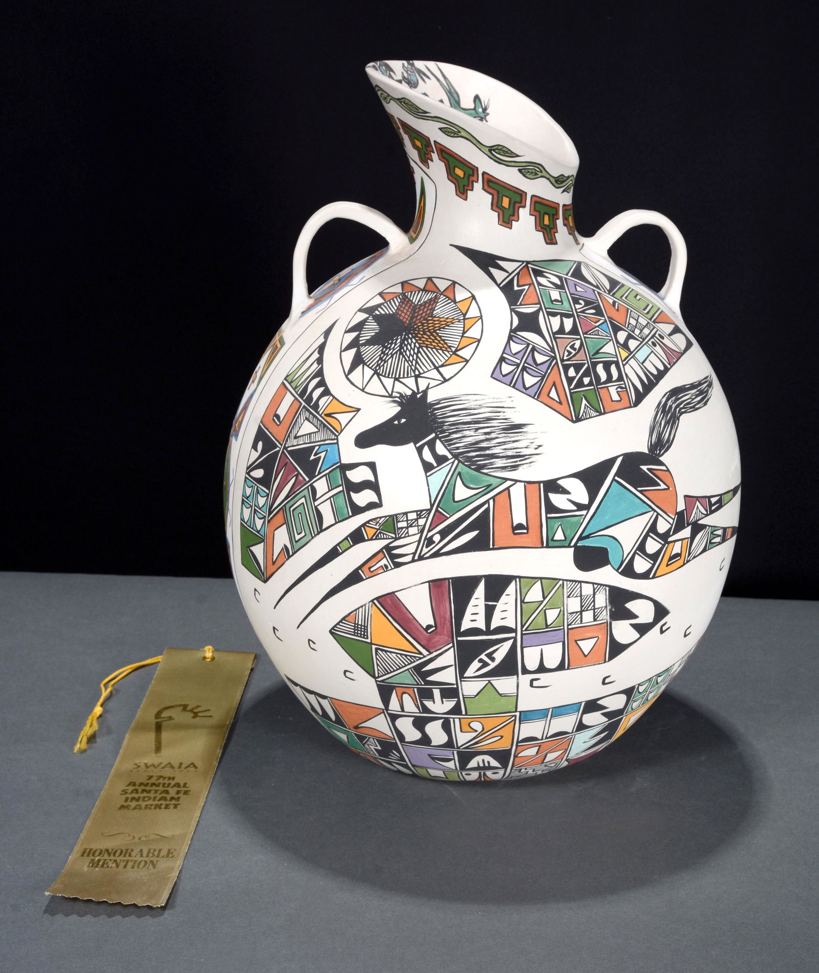 Jean Bad Moccasin. Prize-Winning Lakota Water Jar. (1 of 6)