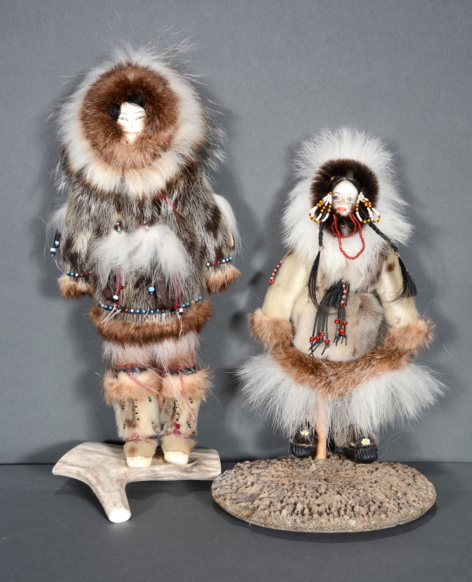 Umara Nupowhotuk. Eskimo Doll Couple. (1 of 12)