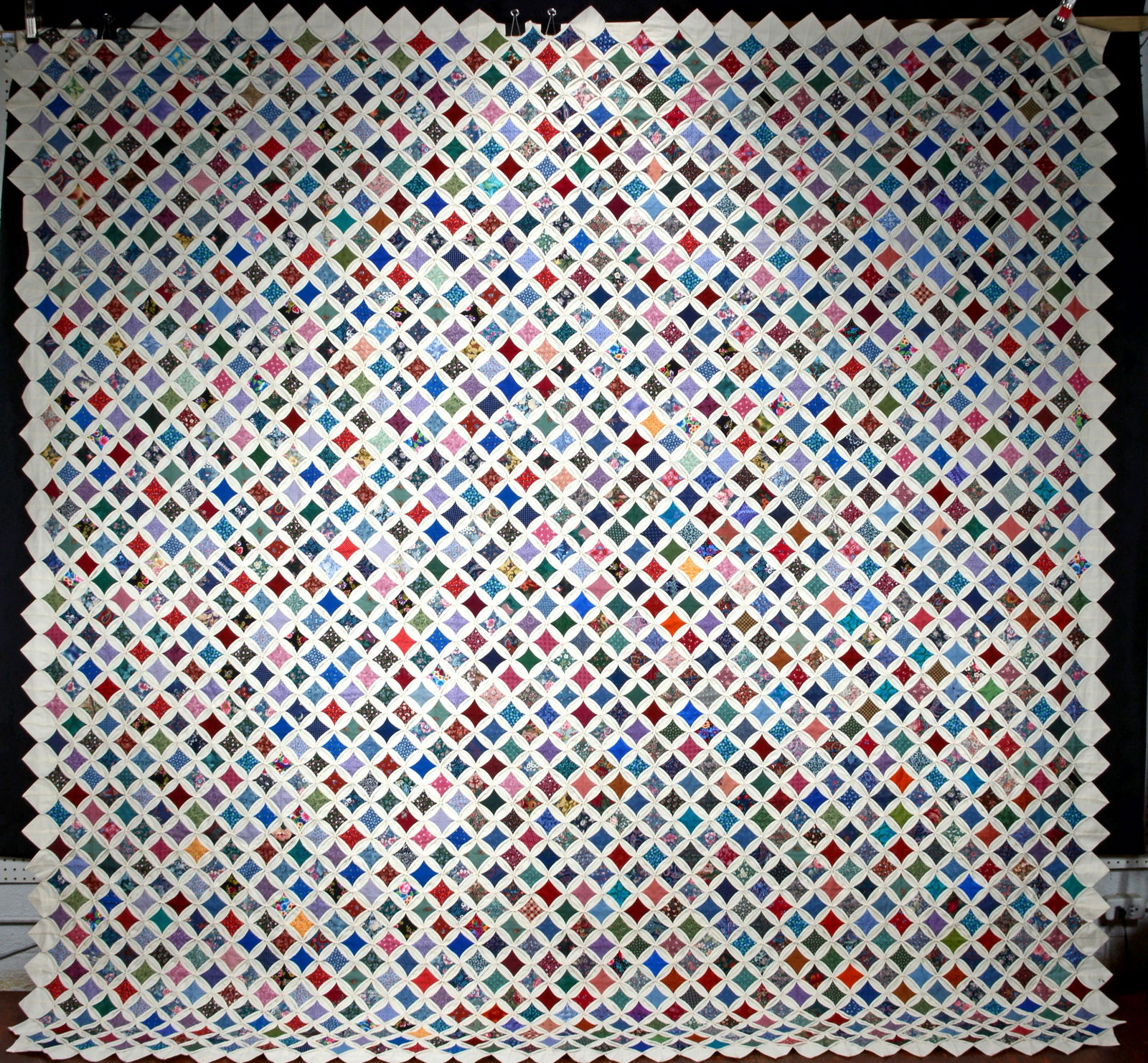 Thousand Lights Of Life Quilt. (Cathedral Window Design). (1 of 7)