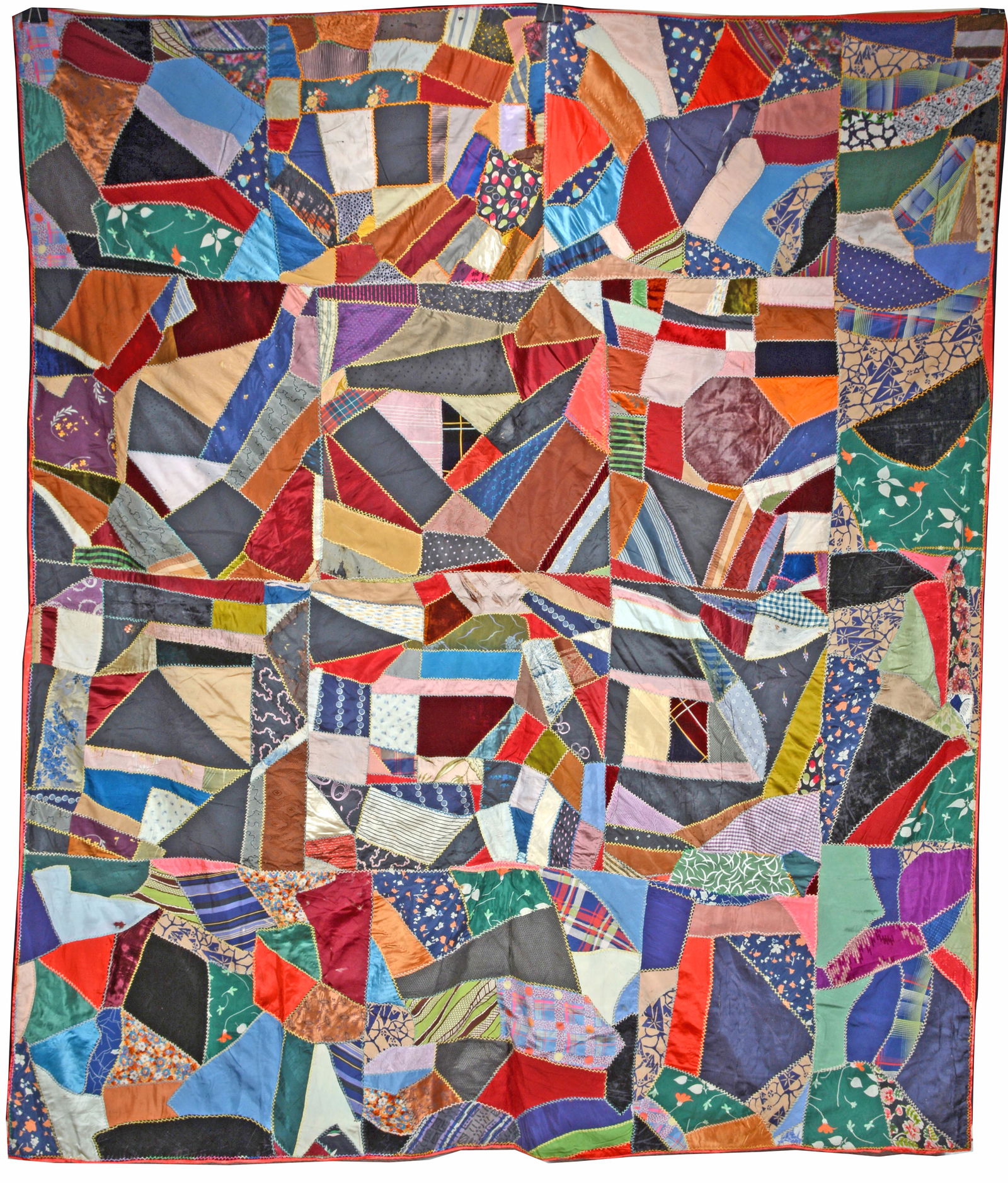 Anonymous Victorian Crazy Quilt. (1 of 8)