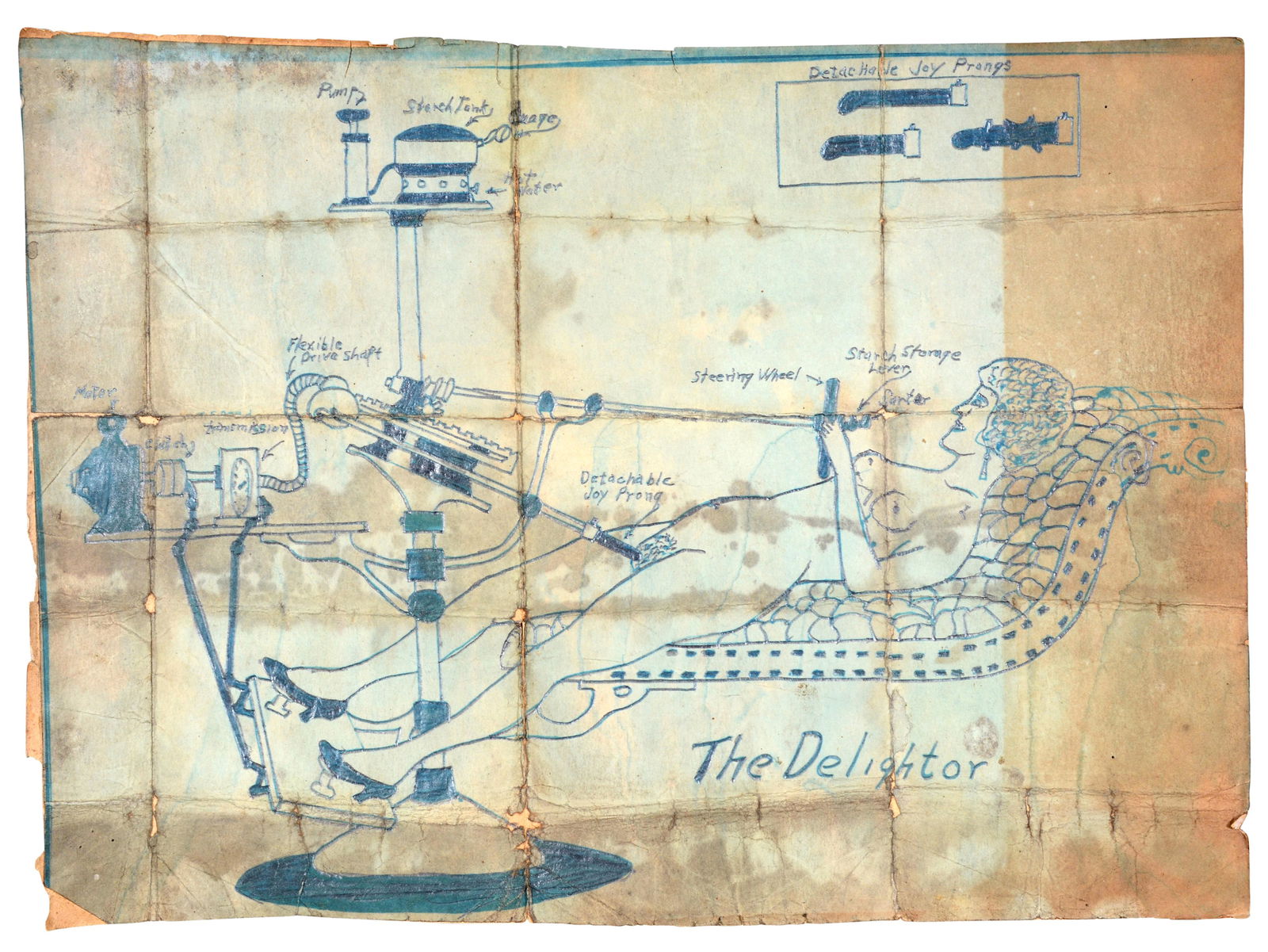 Anonymous Erotica. Blue Print For The Delightor. (1 of 9)