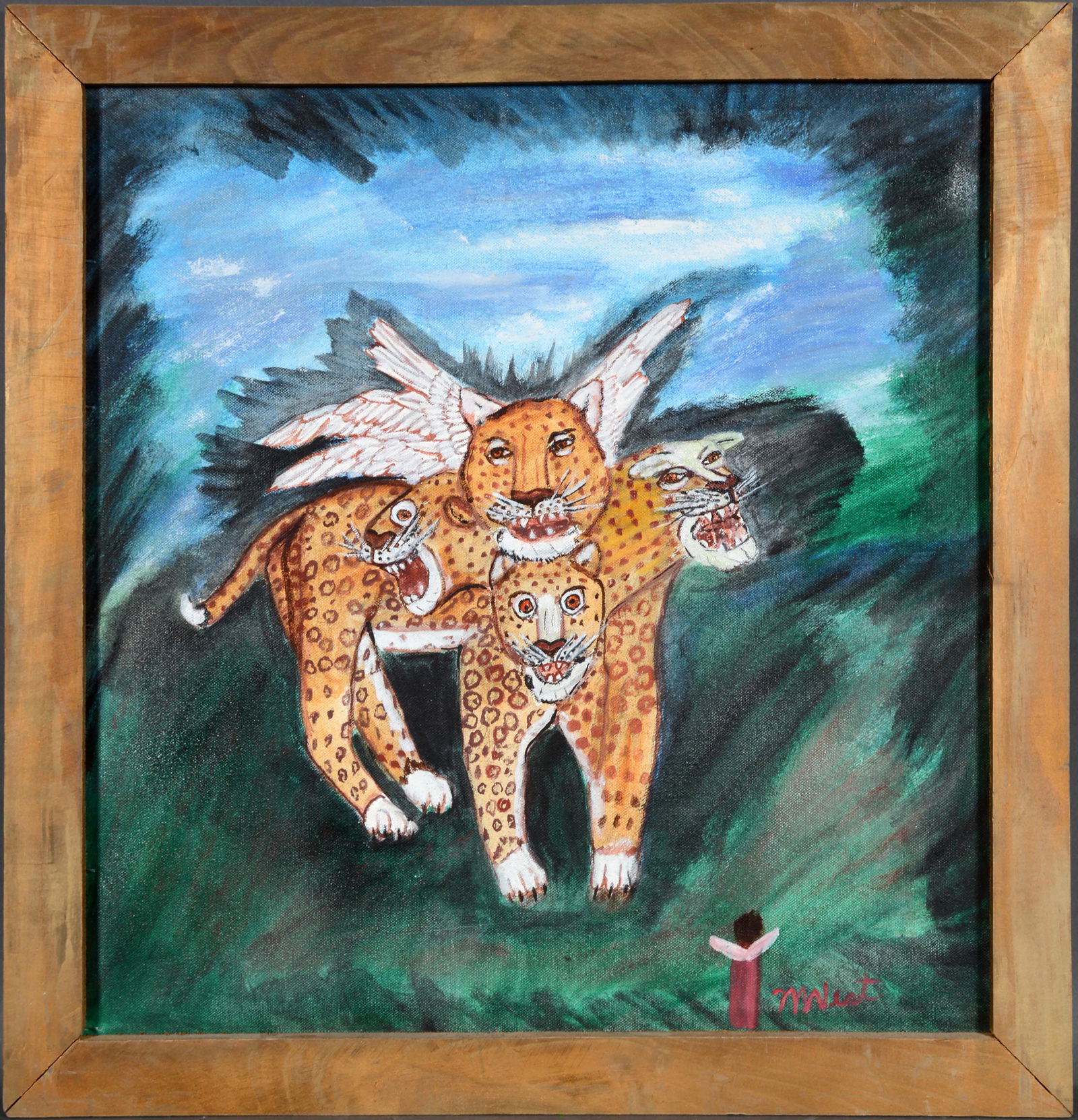 Myrtice West. The Lion of Ezekiel's Dream. (1 of 3)