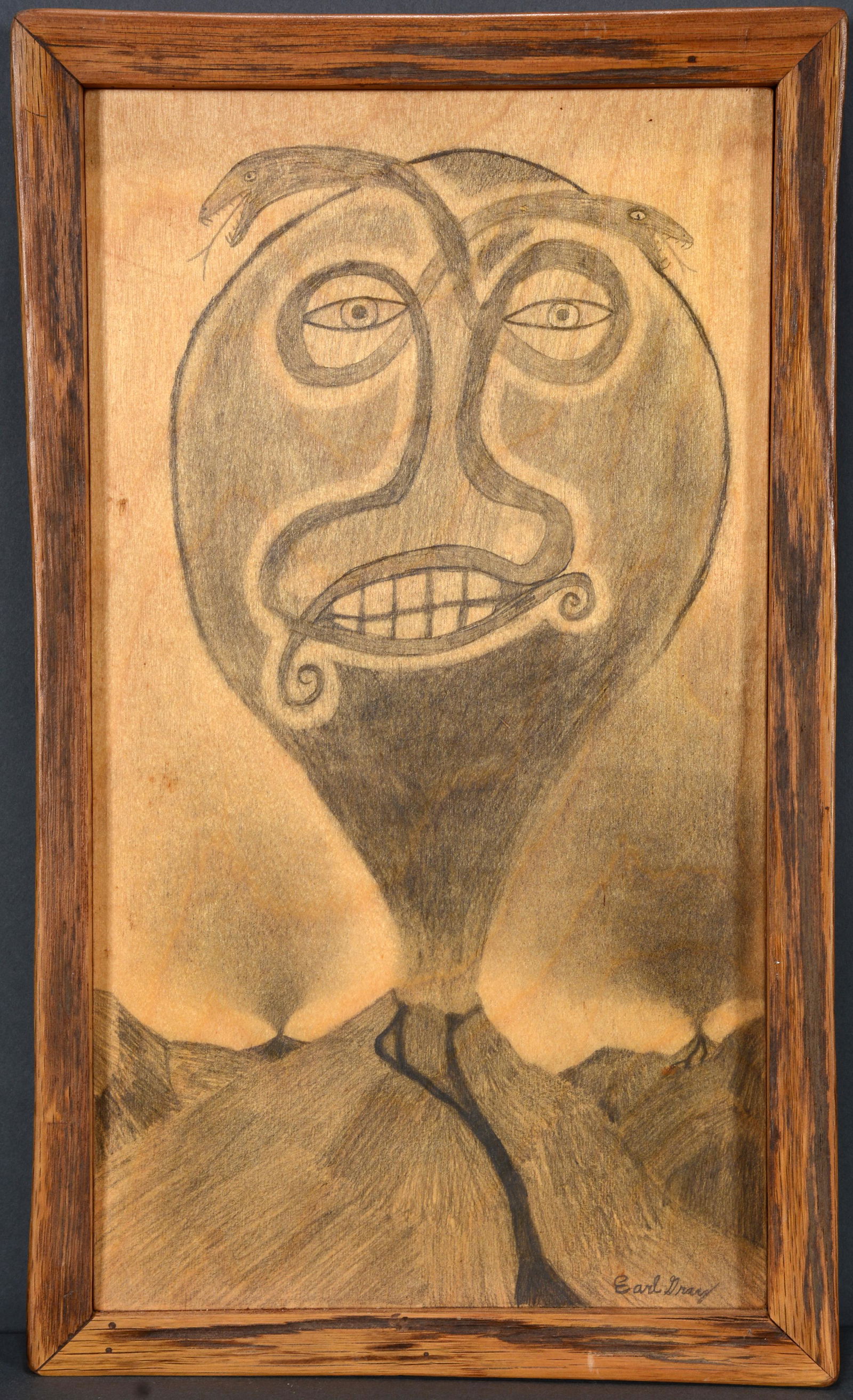 Earl Gray. Surreal Volcano Portrait. (1 of 3)