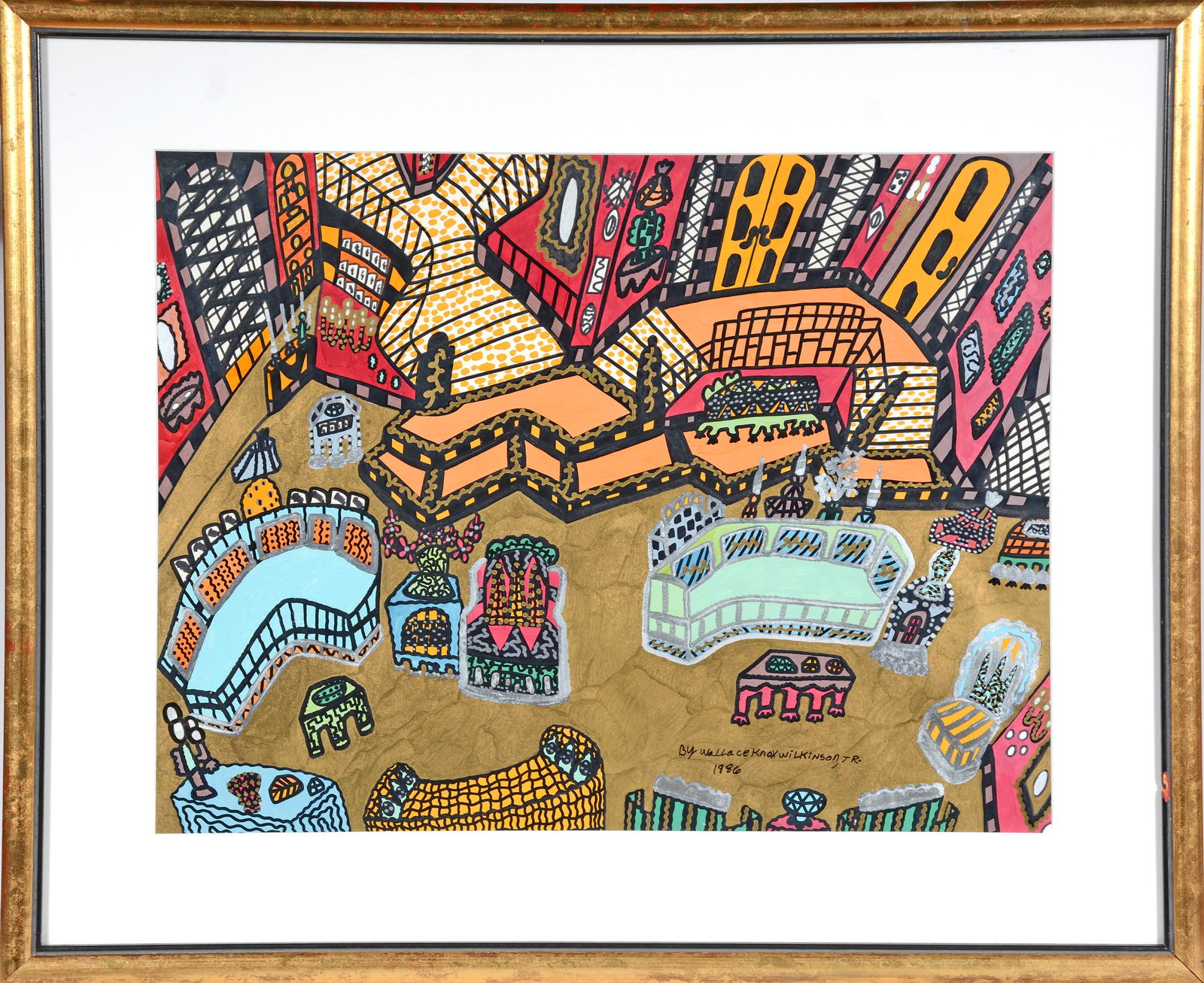 Knox Wilkerson. Colorful Interior Of Home. (1 of 3)