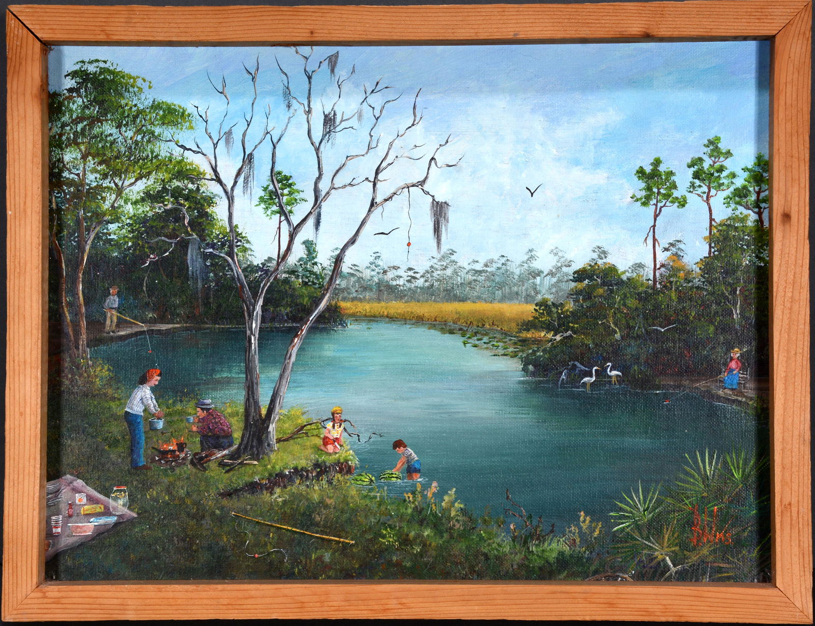 Bettye Williams. Fish Fry At River. (1 of 5)