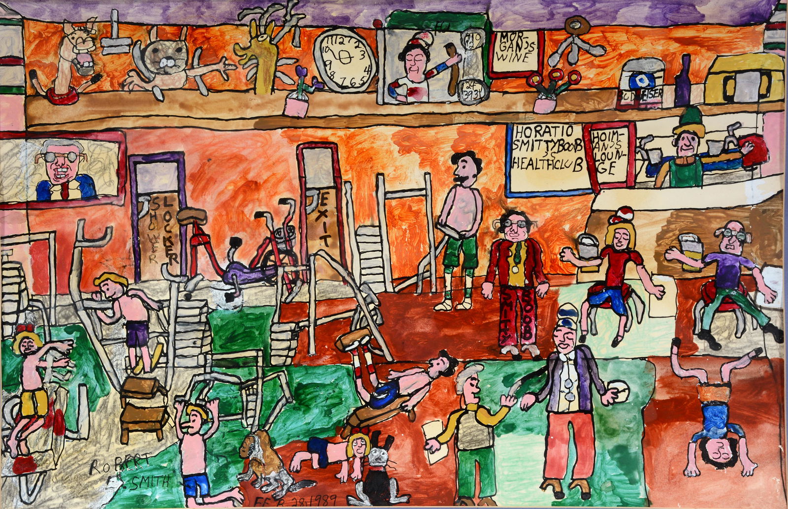 Robert E. Smith. Health Club. (1 of 4)