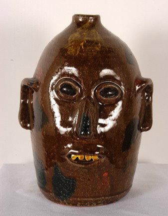 Reggie Meaders Birthmark Face Jug.