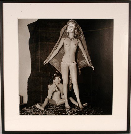 Morton Bartlett Two Nude Dolls.: Two Nude Dolls. Black and white photography. Image is 21"w x 22"h. Archival frame is 29" w x 30" h. Excellent condition. Est. $1,000-1,500. Ship: $65 Information from Marion Harris Gallery who owns th