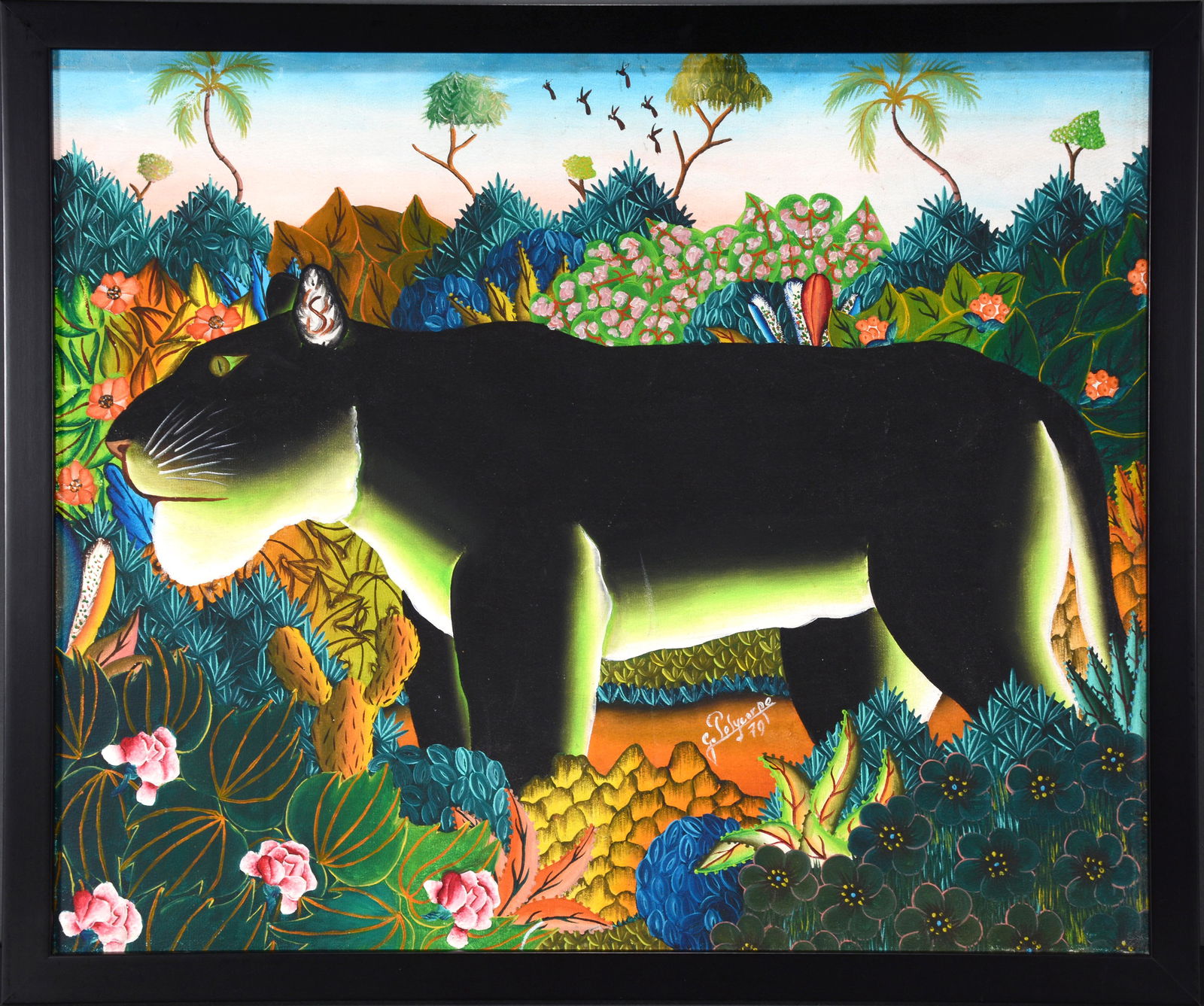 Jerome Polycarpe. Glowing Leopard. (1 of 2)