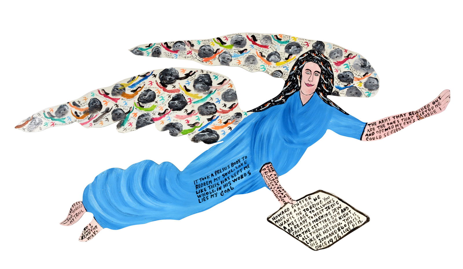 Howard Finster. Angel With Bible. (1 of 9)