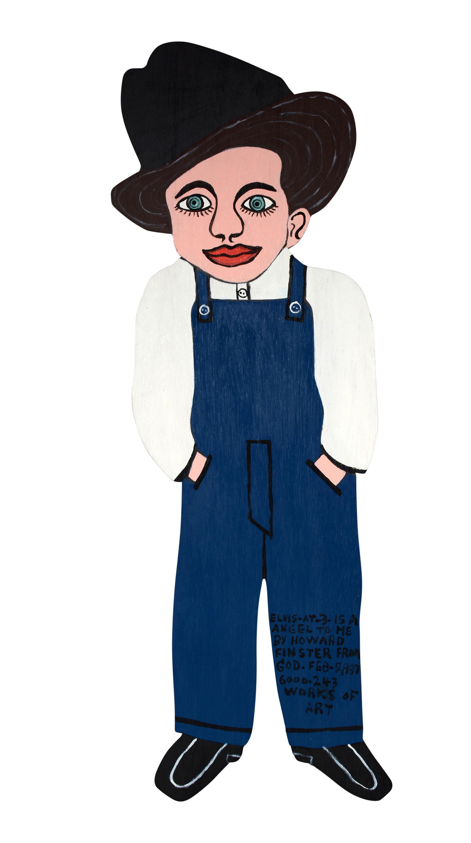 Howard Finster. Elvis At 3 Years Old. (1 of 4)