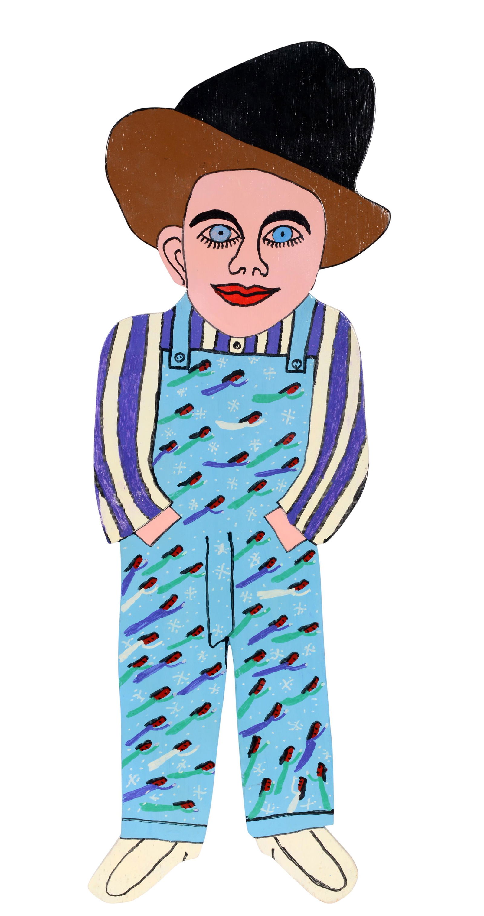 Howard Finster. Young Howard In Overalls. (1 of 4)