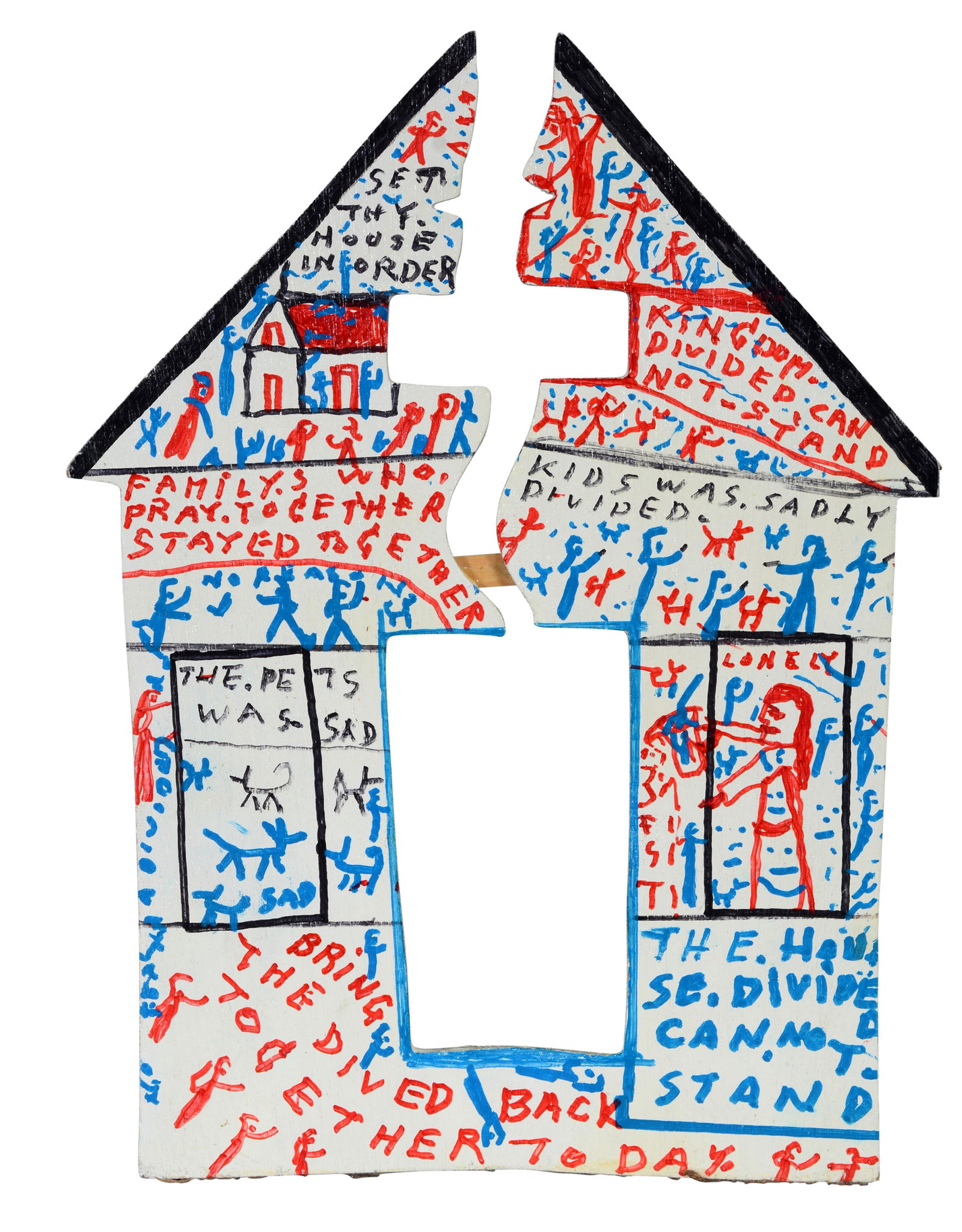 Howard Finster. Light Switch Cover. (1 of 3)