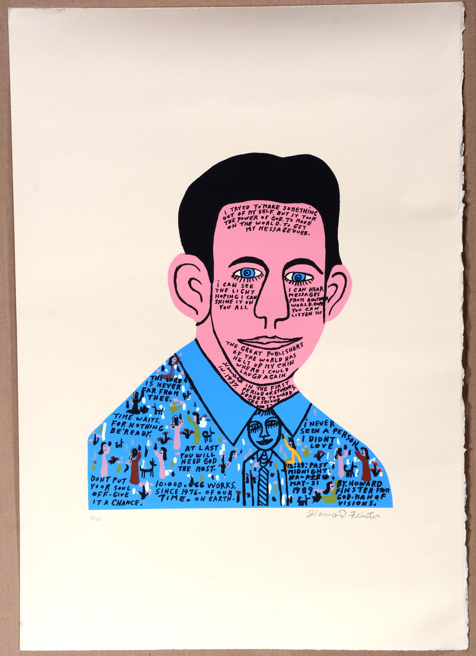 Howard Finster. Howard In 1937 Print. (1 of 3)
