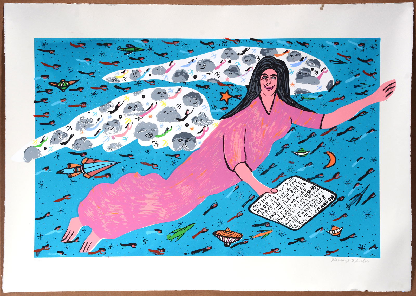 Howard Finster. Angel with Bible. (1 of 3)