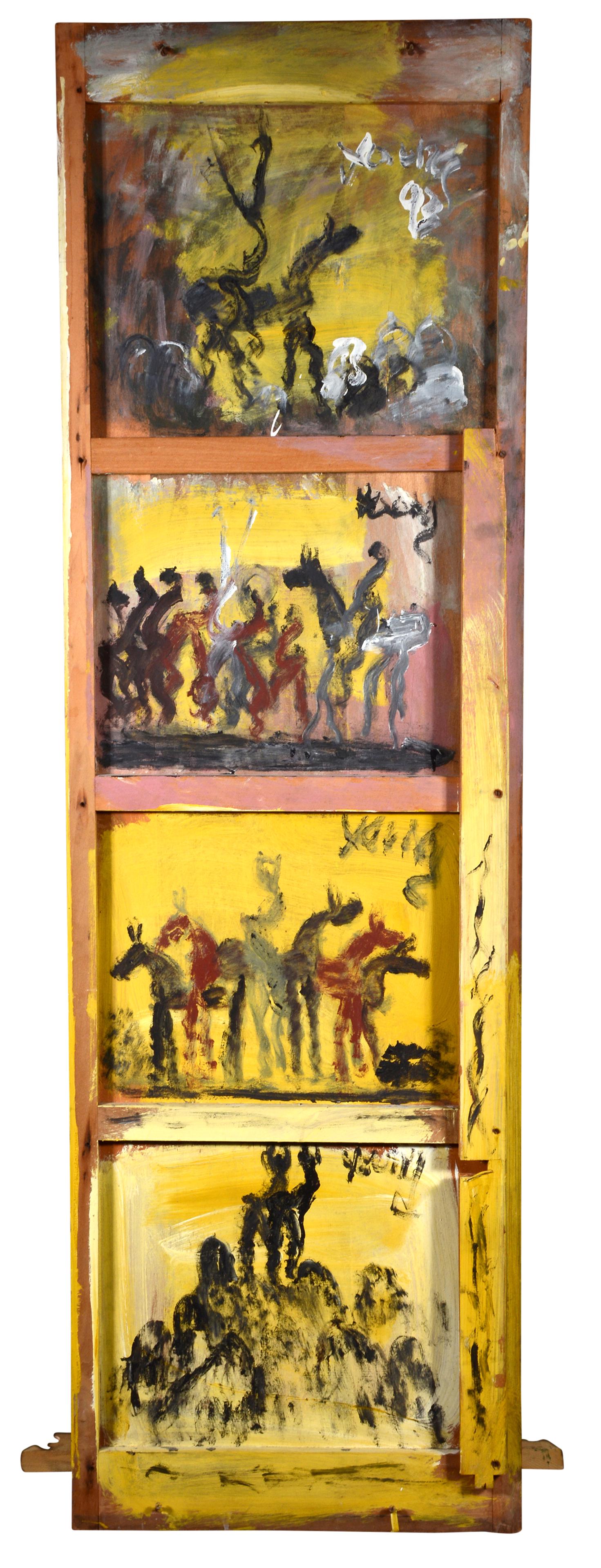 Purvis Young. Four Squares. (1 of 4)