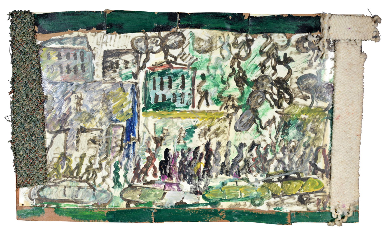 Purvis Young. City Scene. (1 of 2)