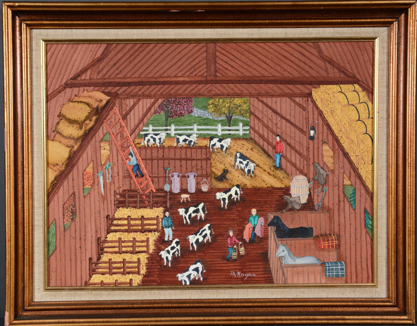 Marie Keegan. Inside The Barn. (1 of 6)