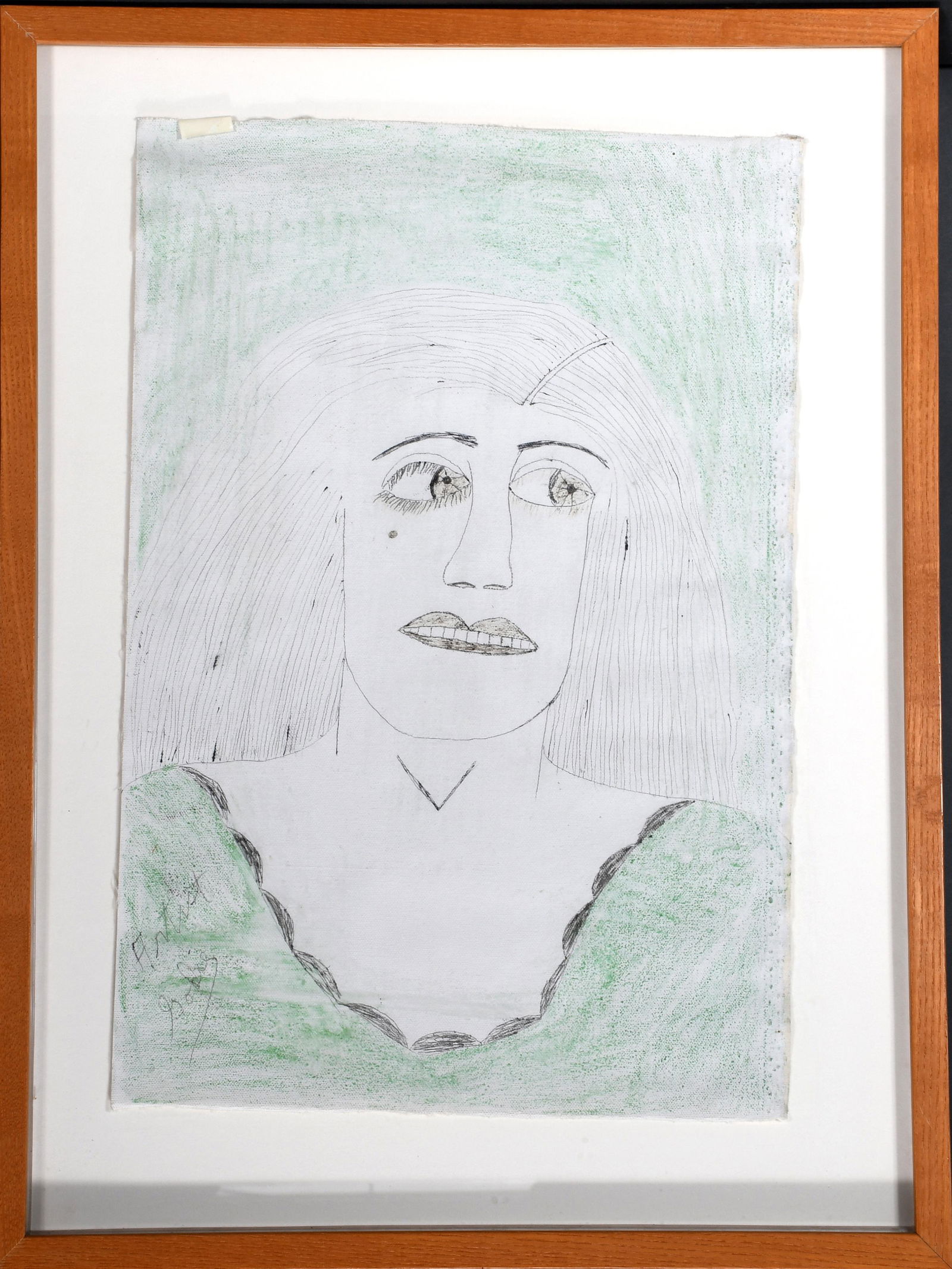 Lee Godie. Self-Portrait. (1 of 3)